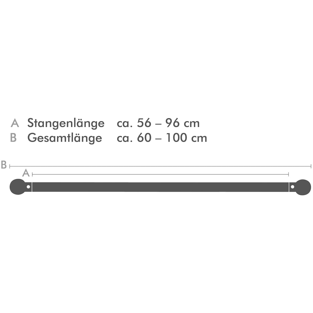 Good Life Vitragenstange »Vita«, 1 läufig-läufig, ausziehbar