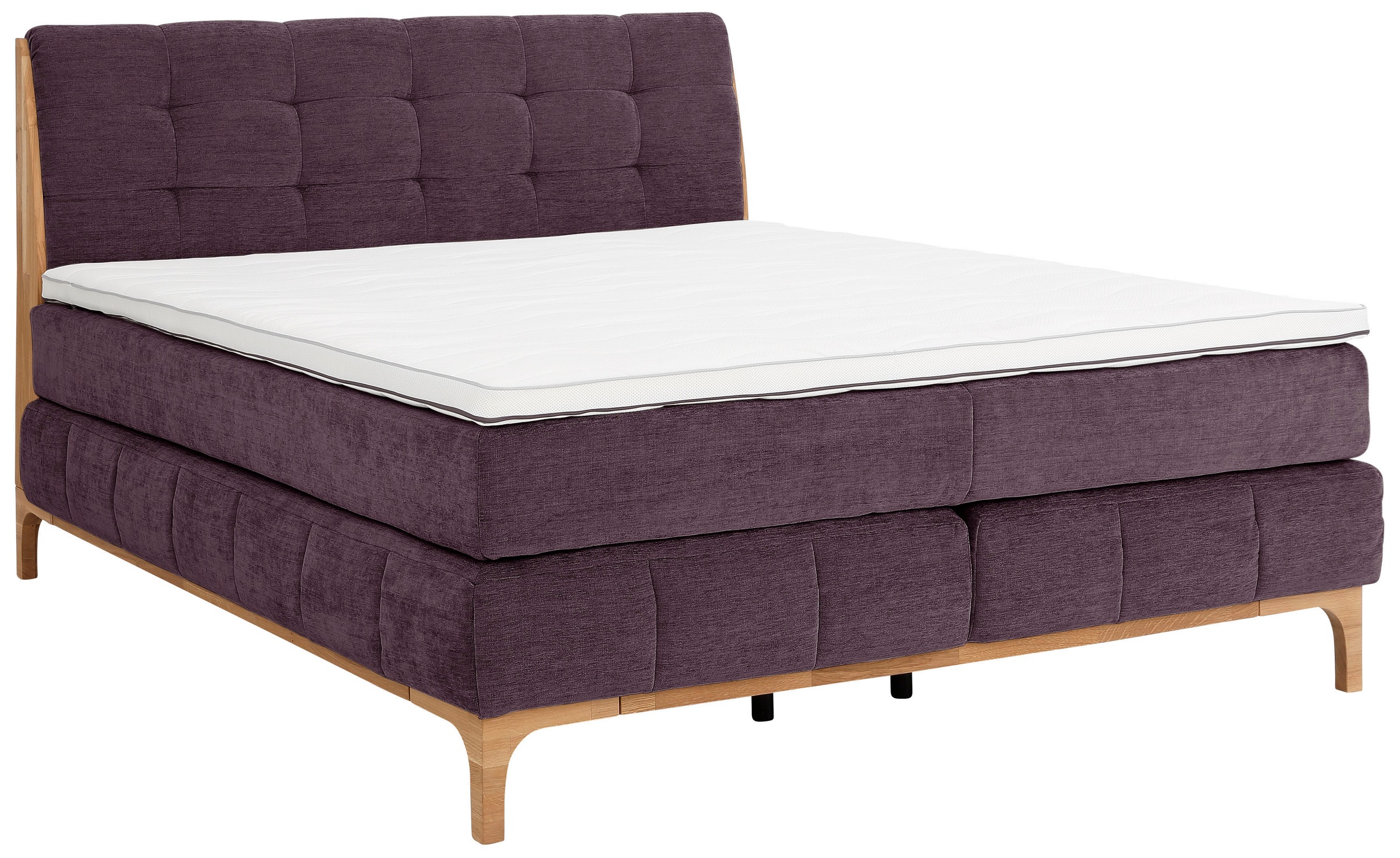 OTTO products Boxspringbett »Jelle«, (5 St.), zertifizierte, recycelte Bezugsstoffe, verschiedene Ausführungen