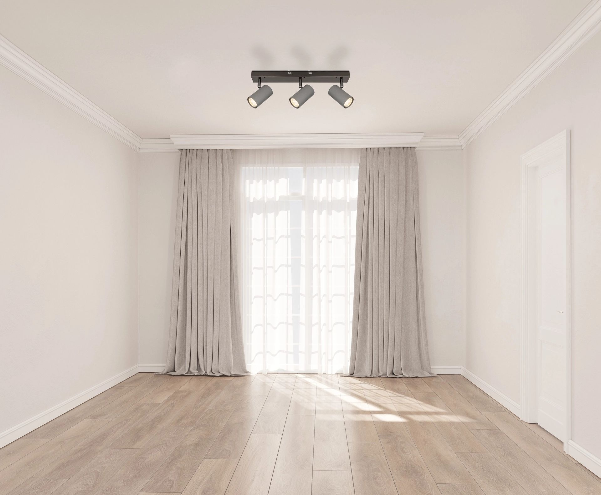GLOBO LIGHTING LED Deckenstrahler »ROBBY«, 3 flammig, Leuchtmittel GU10 | ohne Leuchtmittel, moderne Wandschildleuchte