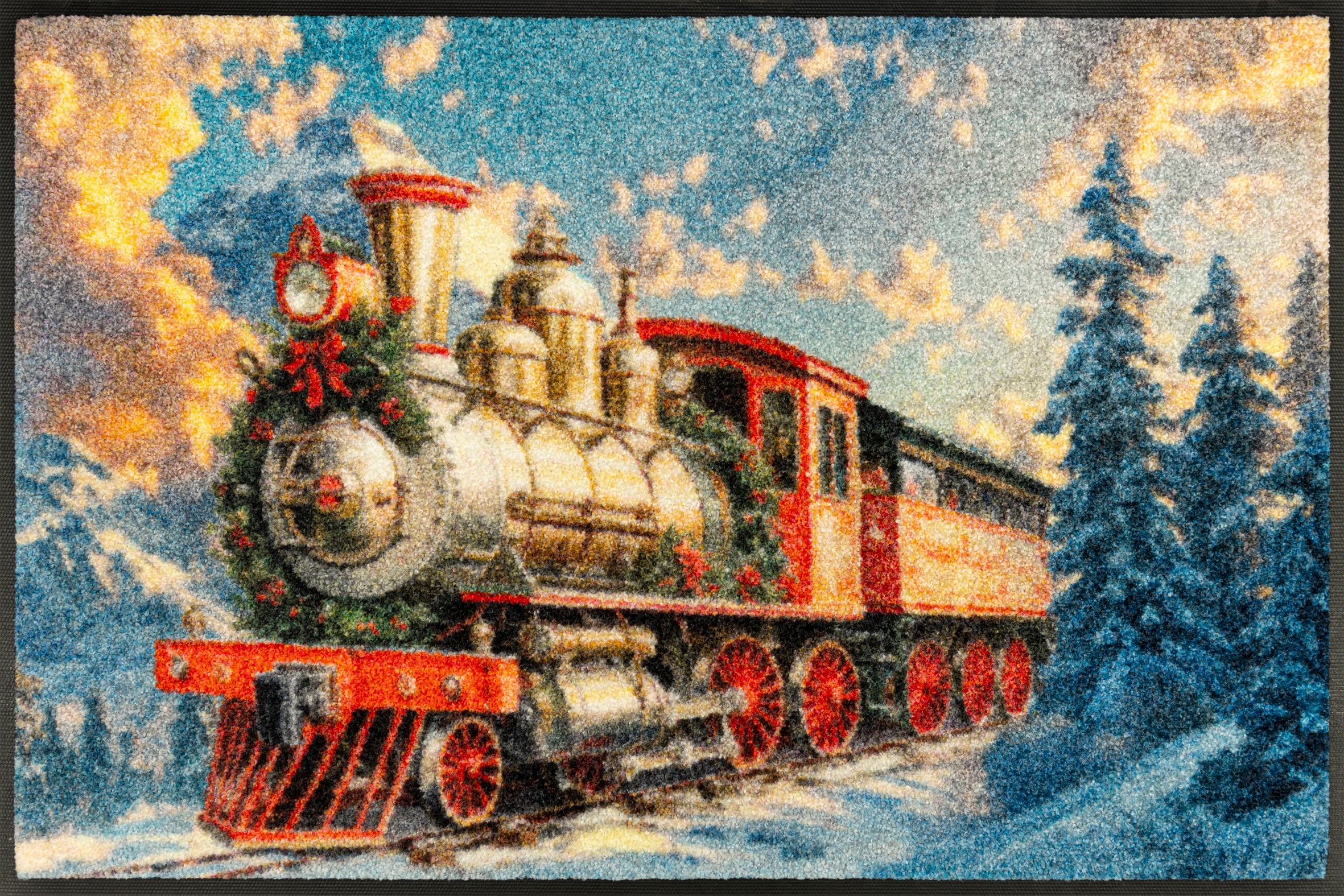 wash+dry by Kleen-Tex Fußmatte »Snow Express«, rechteckig, 7 mm Höhe, wasch günstig online kaufen