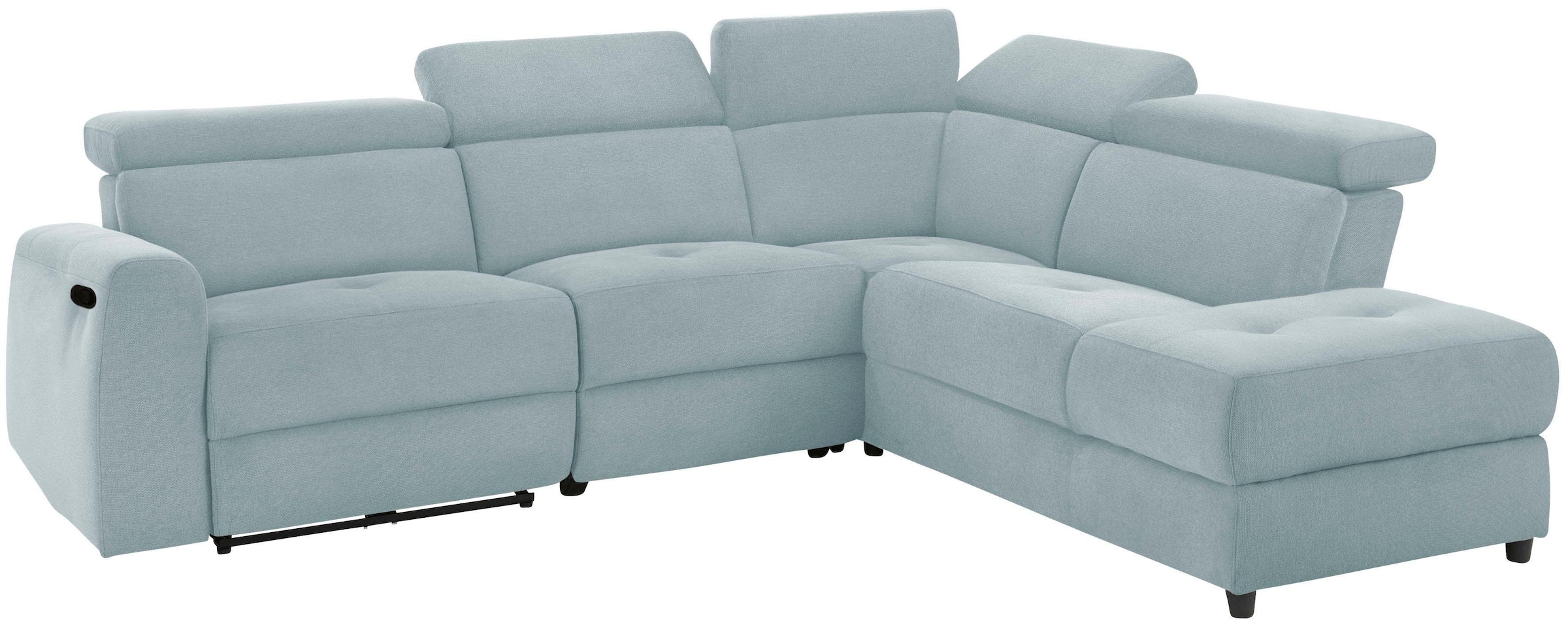 Home affaire Ecksofa »Sentrano, L-Form,«, 273 cm, man. o. elektr. Relaxfunktion und USB/Kopfverstellung