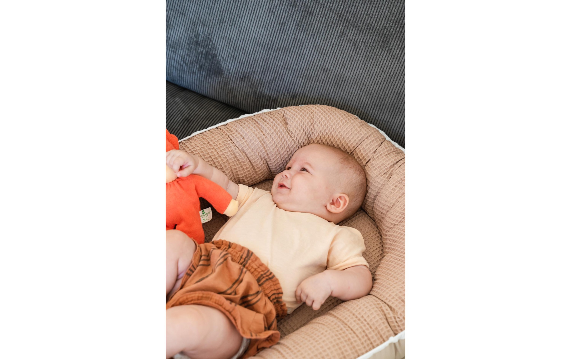 ULLENBOOM ® Bettnestchen »Babynest Waffel Uni«