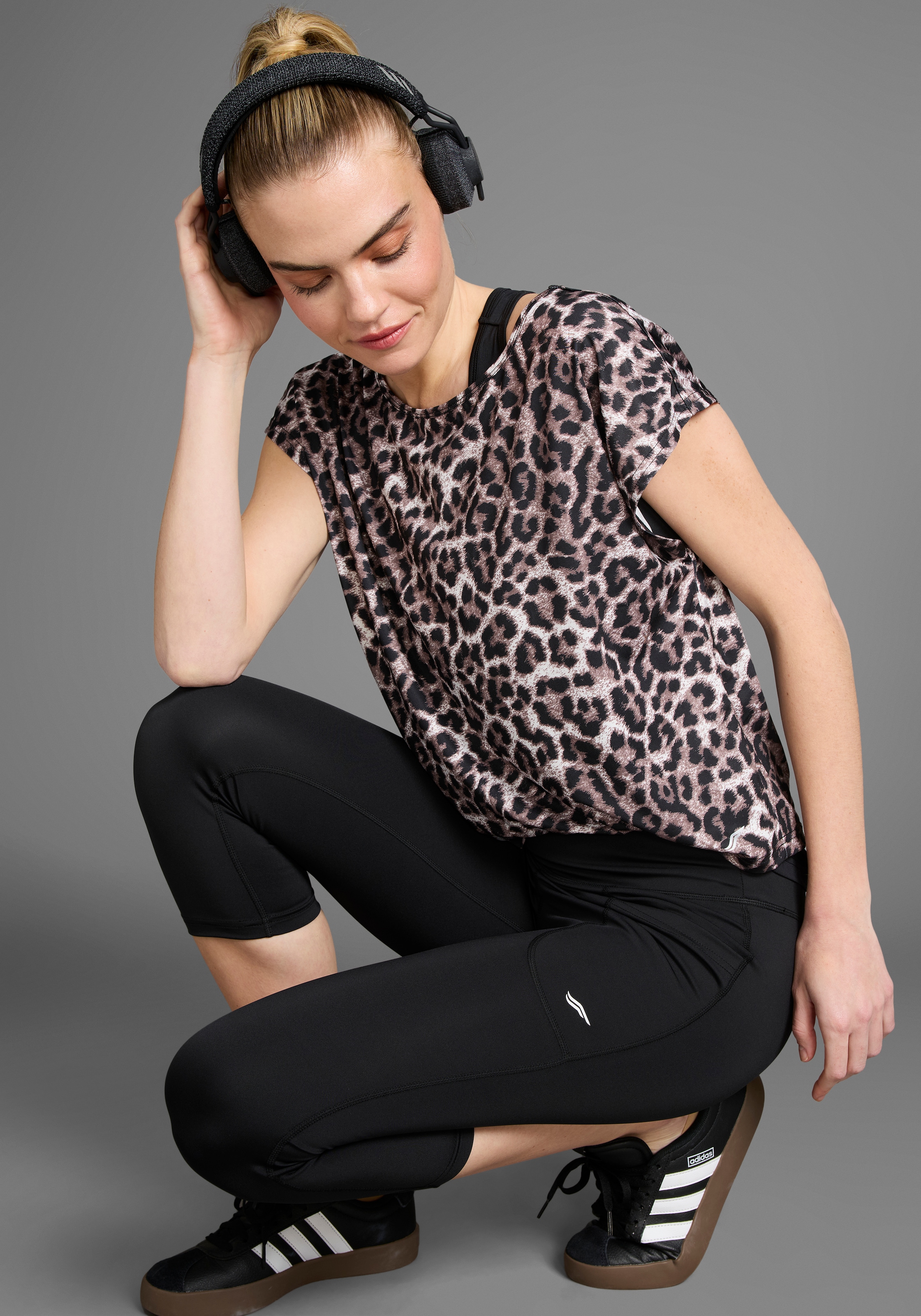 FAYN SPORTS Funktionsshirt, (Set, 2), mit coolem Print und Top auch in großen Größen