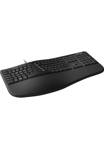Microsoft ergonomische Tastatur »LXM-00006«, (ergonomische Form-USB-Anschluss) kaufen