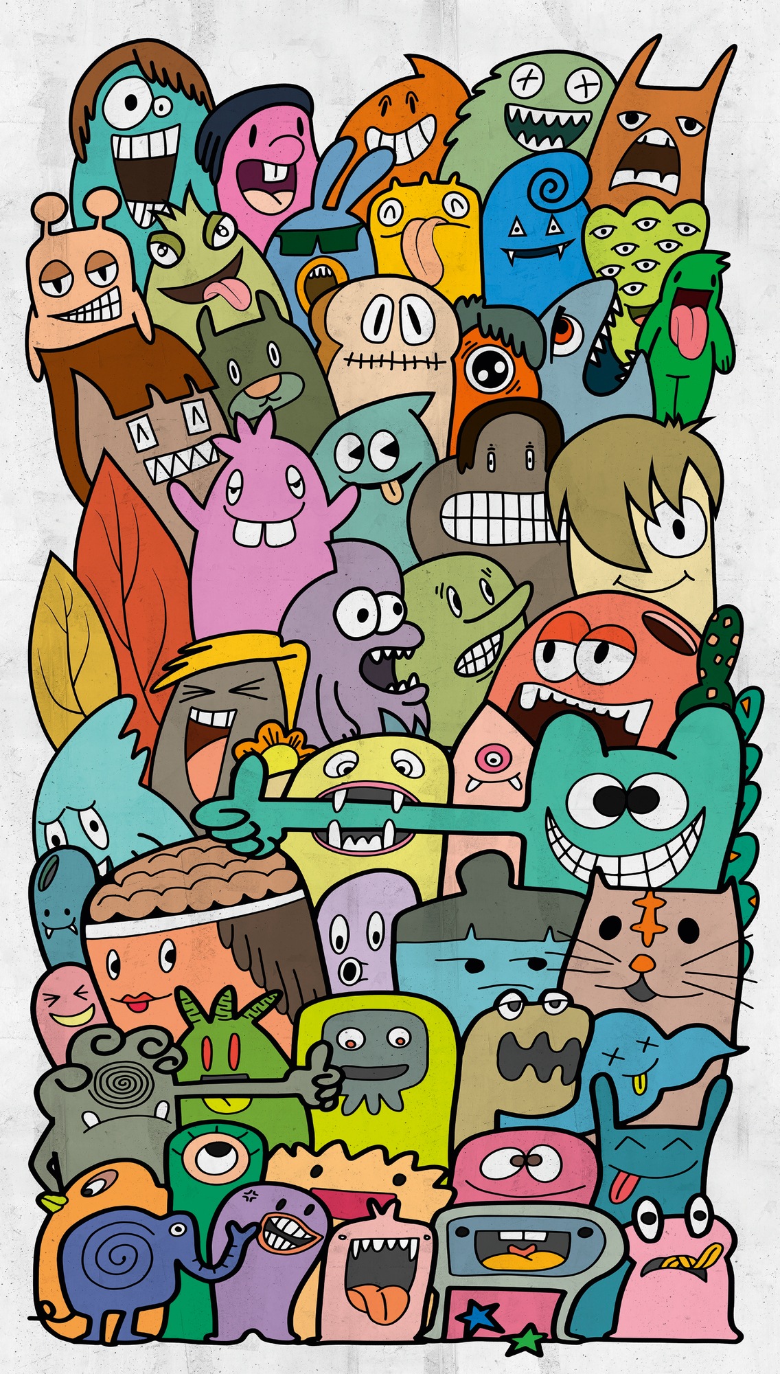 living walls Fototapete »THE WALL III Comic Tapete Motivtapete Kinderzimmer Comic«, matt, Vliestapete Kindertapete für Schlafzimmer Küche Wohnzimmer Comic Flur