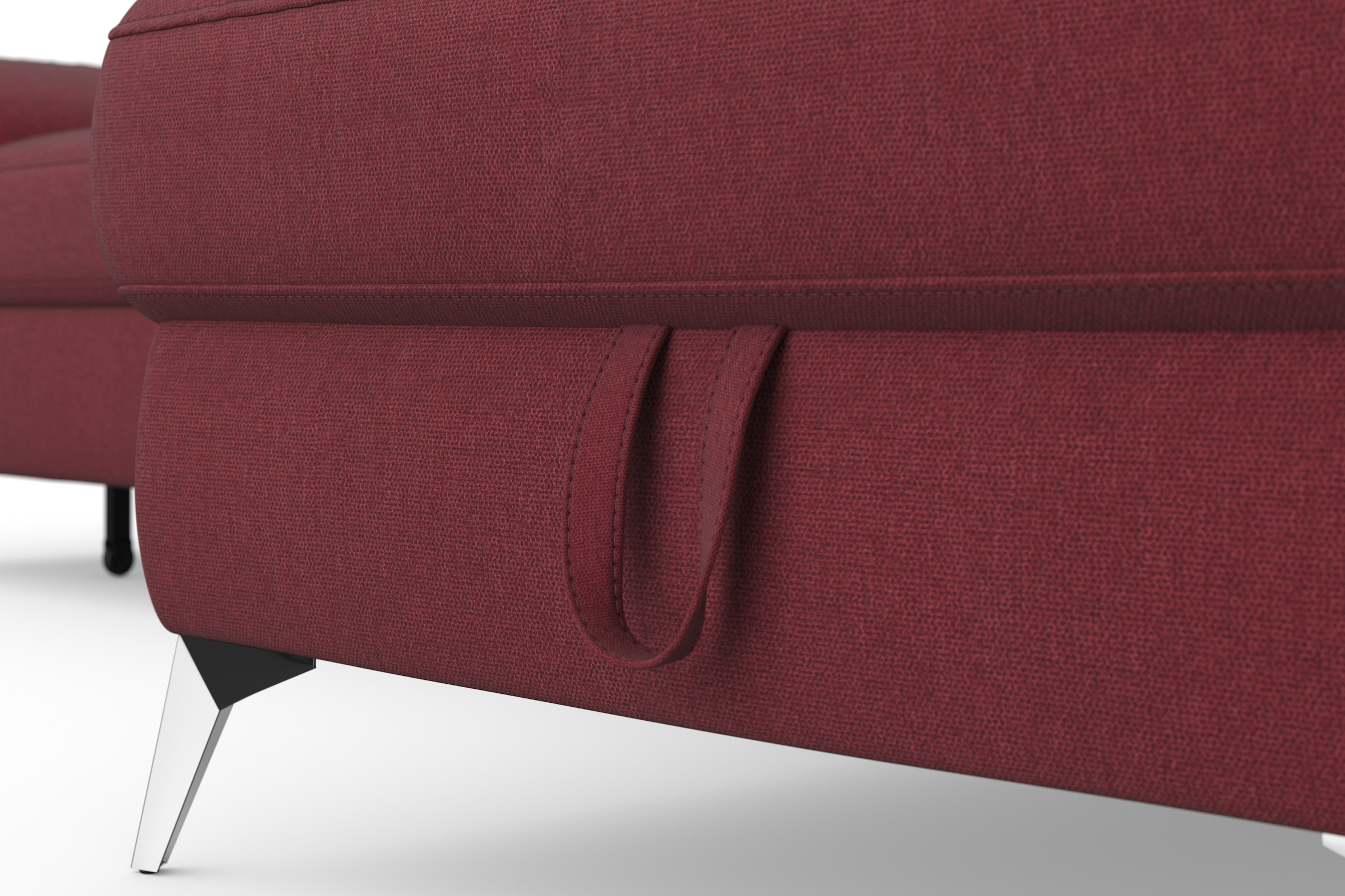 sit&more Ecksofa »Padua L-Form«, inklusive Sitztiefenverstellung, Armteilfunktion und Federkern