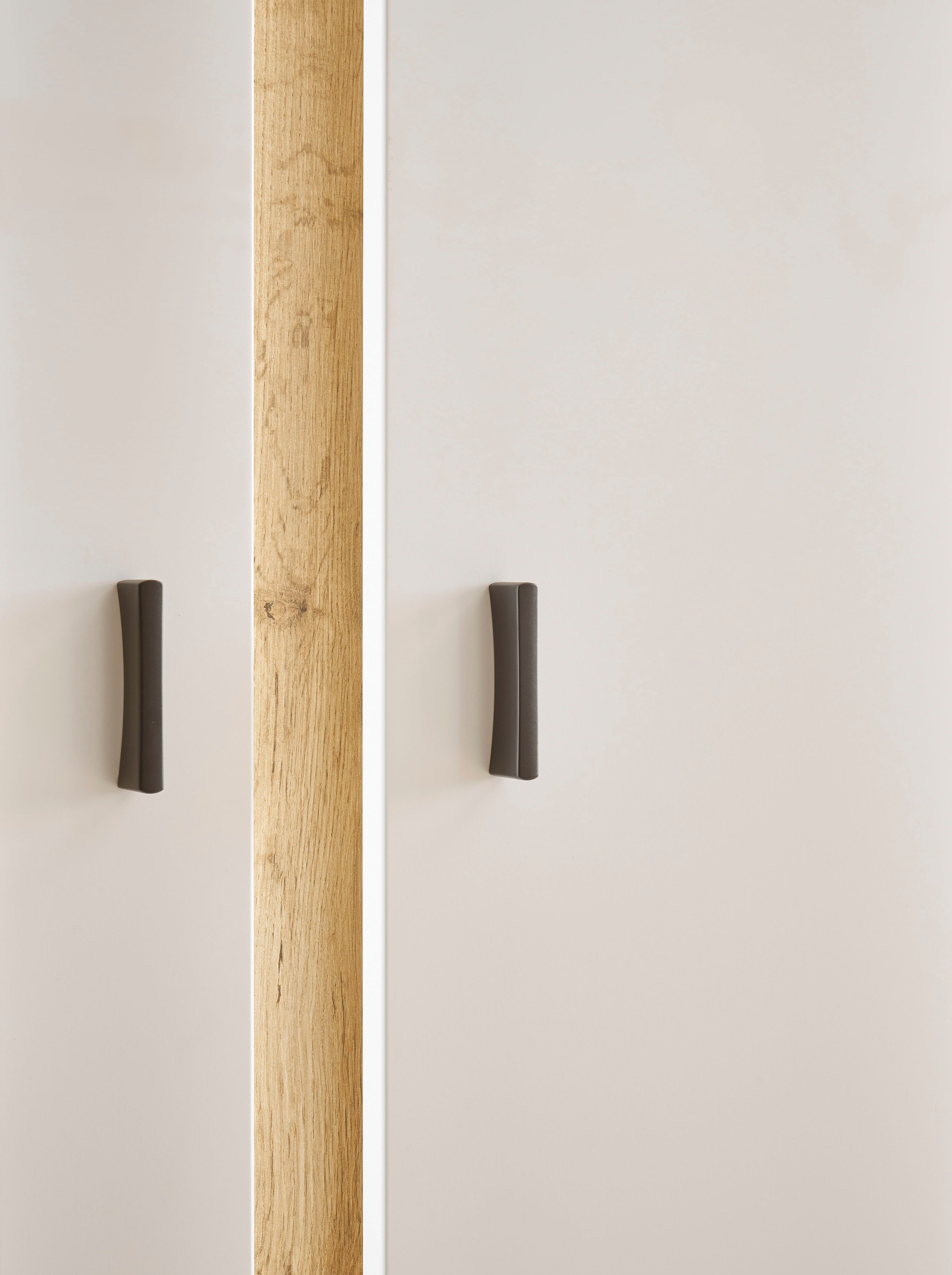 INOSIGN Wohnwand »LONG ISLAND«, (Set, 4 St.), in moderner Trendfarbe,inklusive senkrechter Beleuchtung,Breite 330 cm