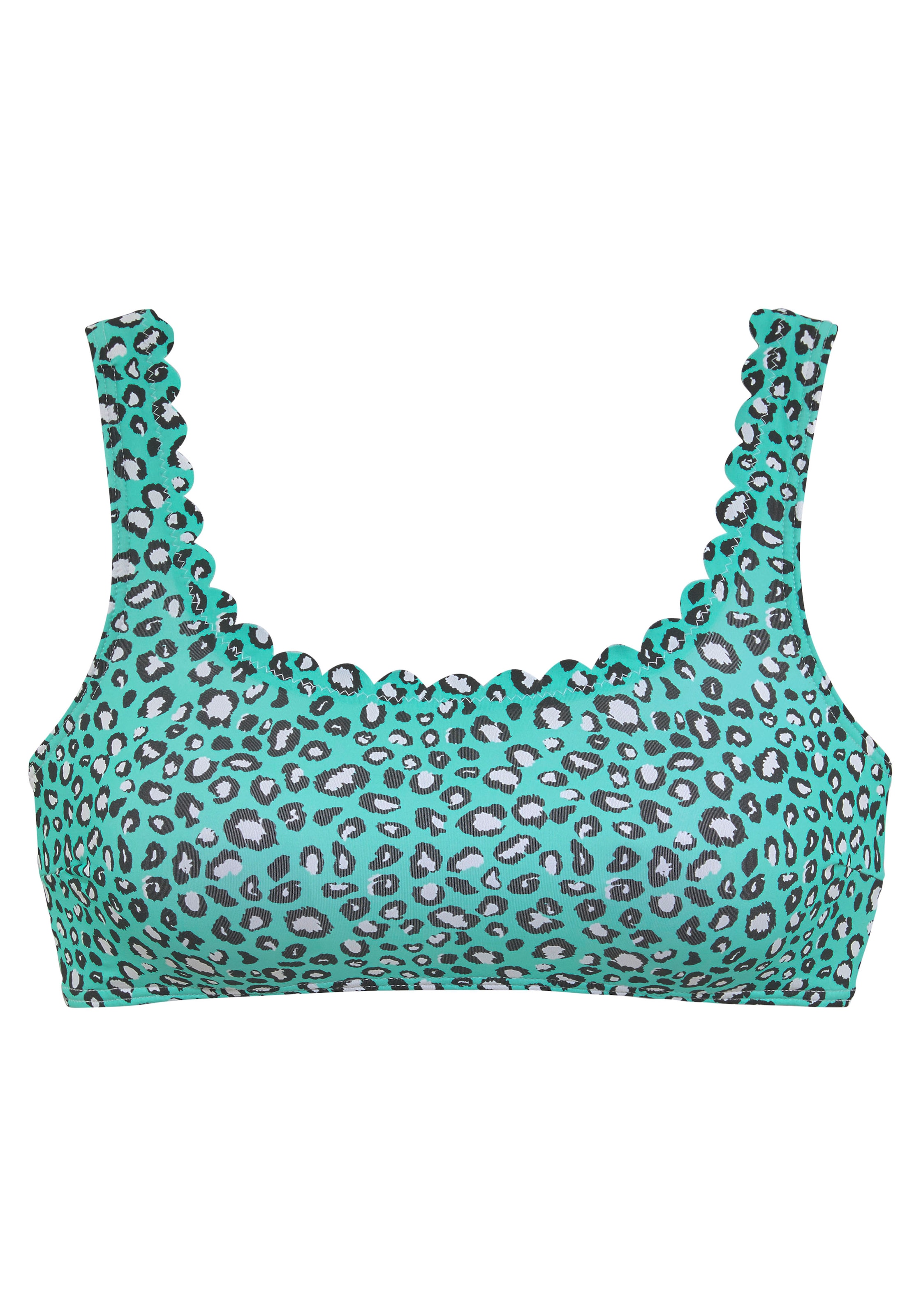 LASCANA Bustier-Bikini-Top, mit Muschelkante