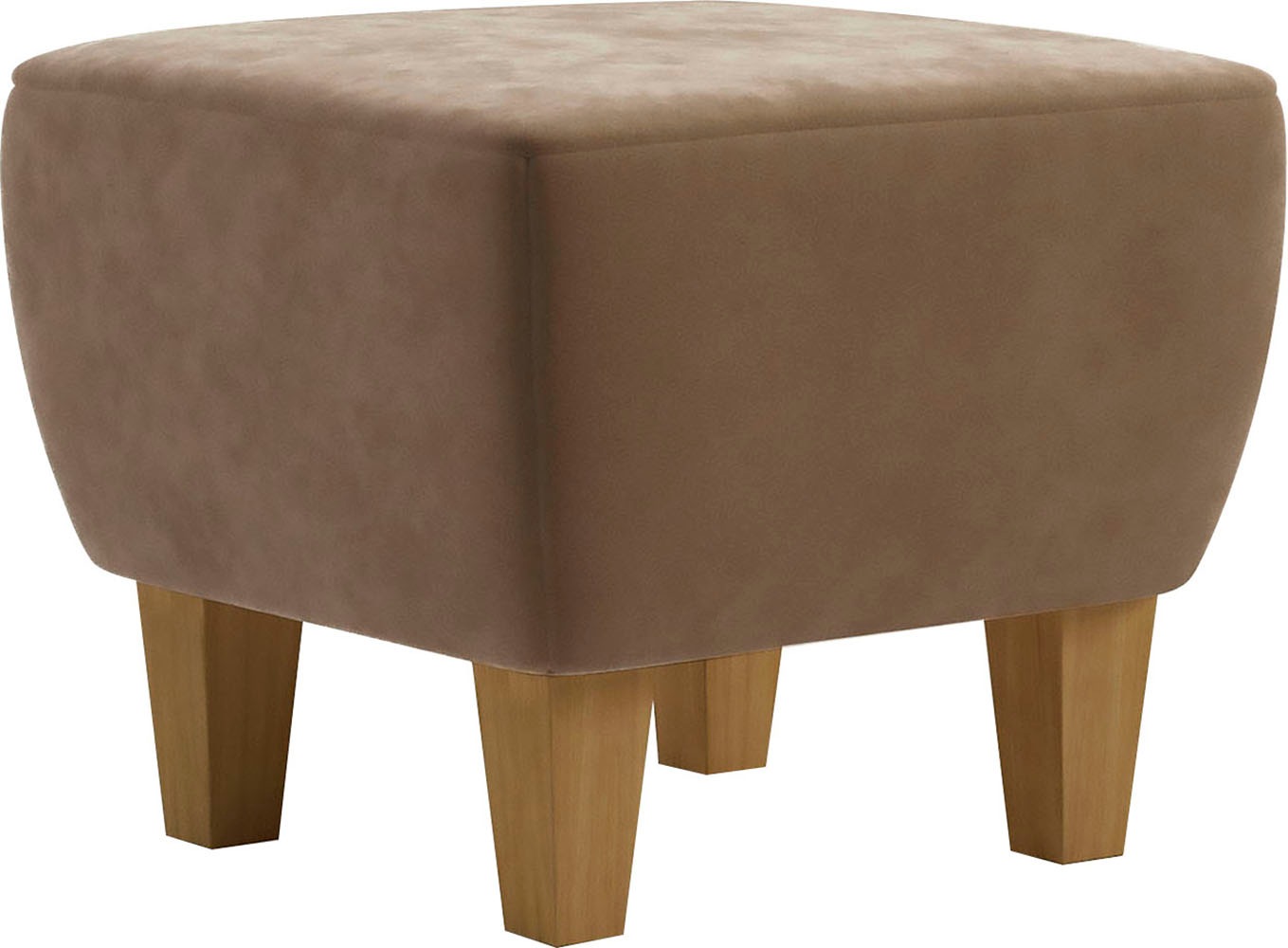 Home affaire Polsterhocker »Viva« mit Eichenfüßen