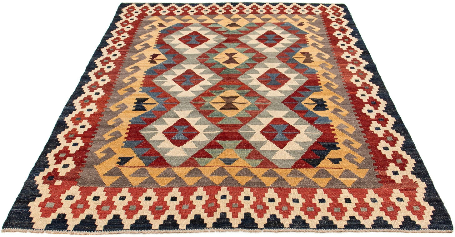 morgenland Wollteppich »Kelim Maimene Durchgemustert 260 x 137 cm«, rechtec günstig online kaufen