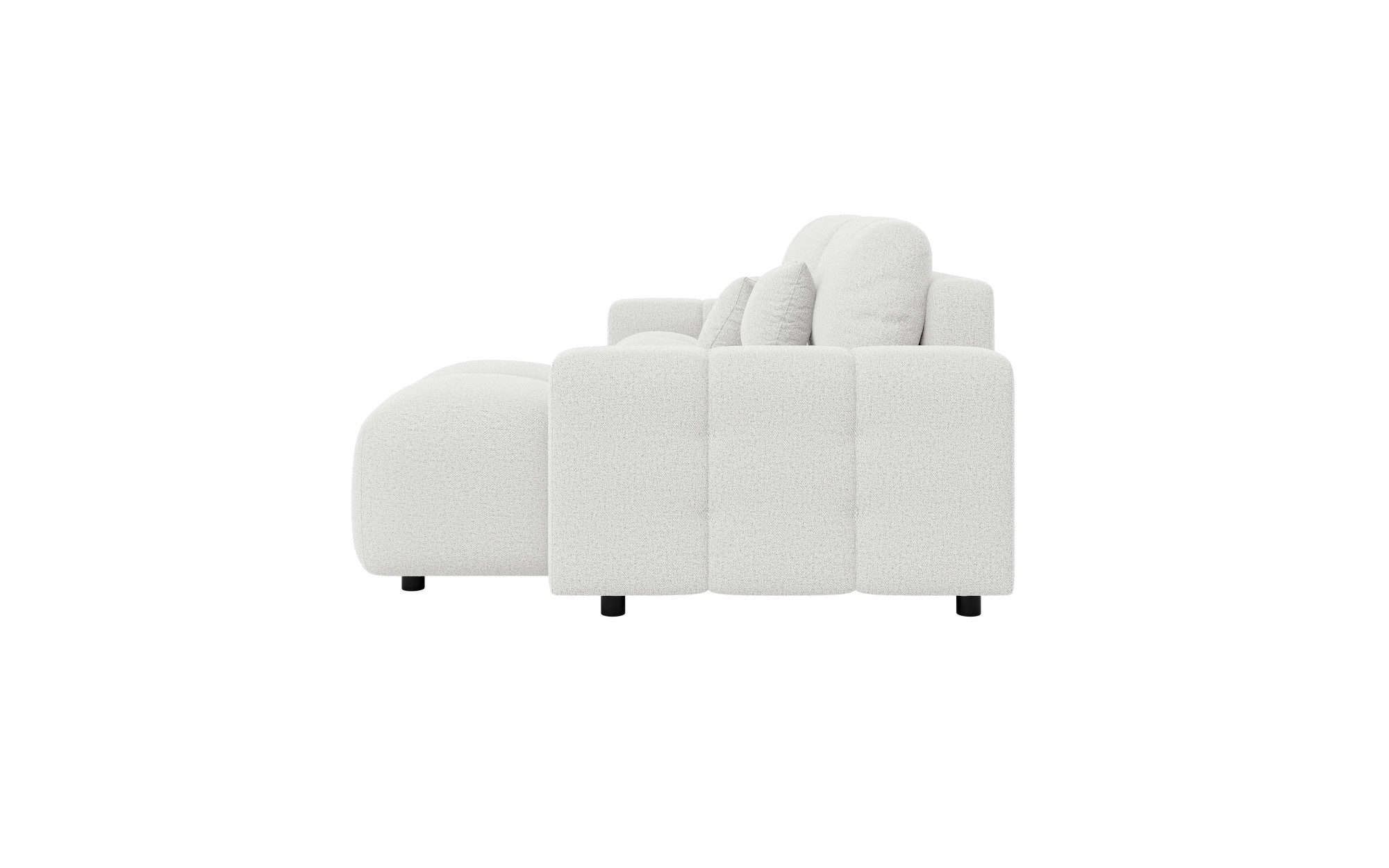 Home affaire Ecksofa »FELICI, Schlafsofa 233cm, L-Form mit Recamiere beidseitig montierbar« Designsofa mit Bettfunktion und Bettkasten, Maße B/T/H: 233/142/88 cm