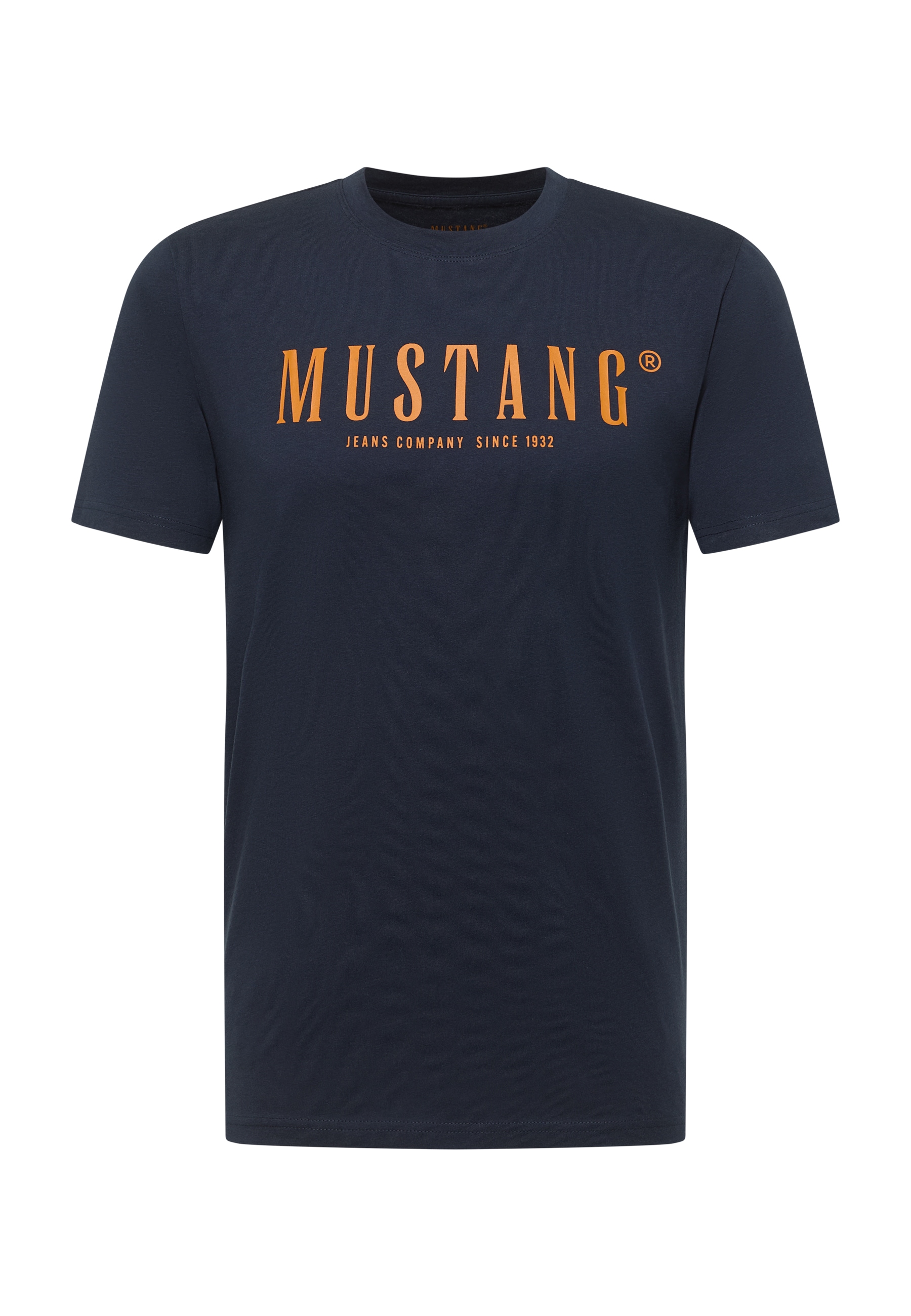 MUSTANG Kurzarmshirt »Style Austin« Sommershirt mit Logo-Print