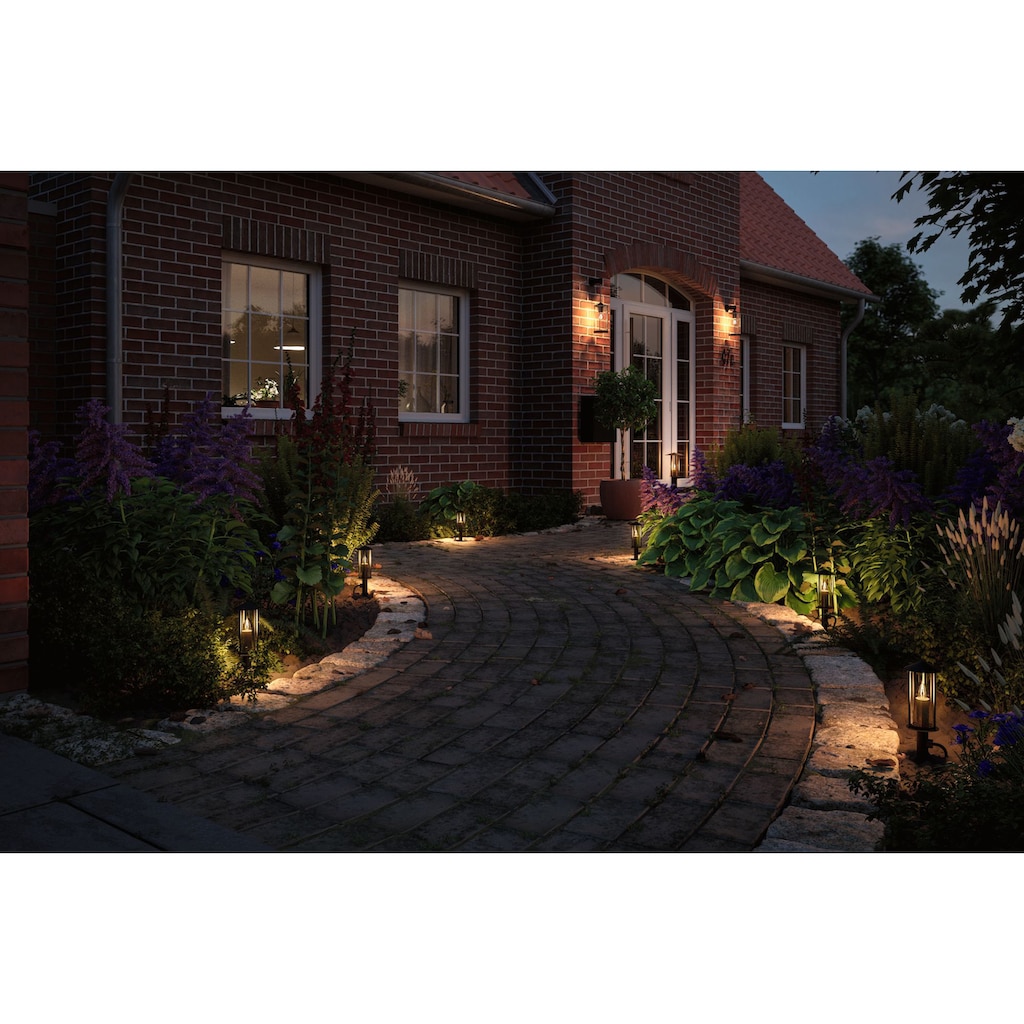 Paulmann LED Gartenleuchte »Poller«, 1 flammig-flammig, E14, IP44 2W 24V Anthrazit E14