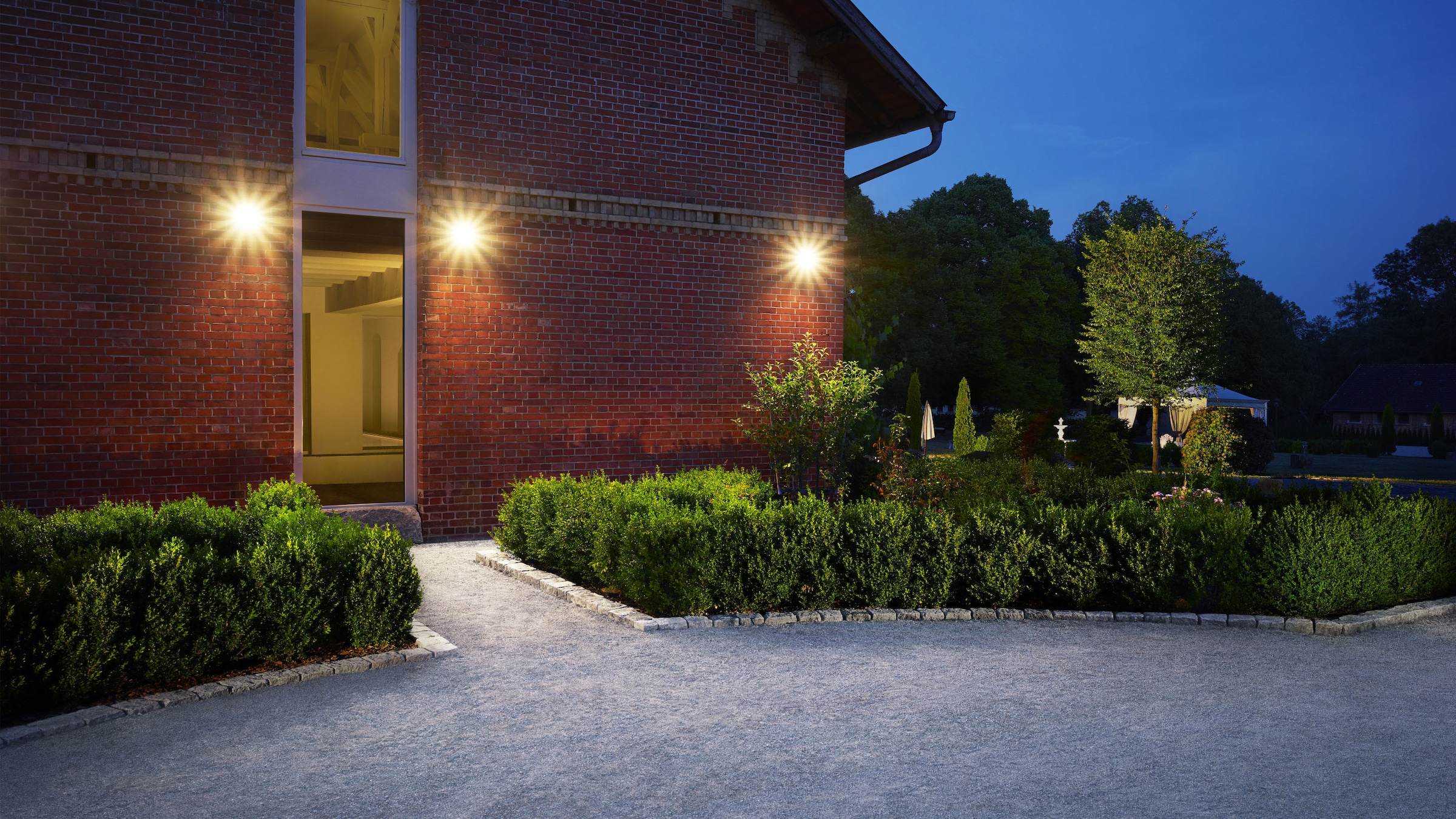 steinel LED Wandstrahler »LS 150 SW«, Leuchtmittel LED-Board | LED fest integriert