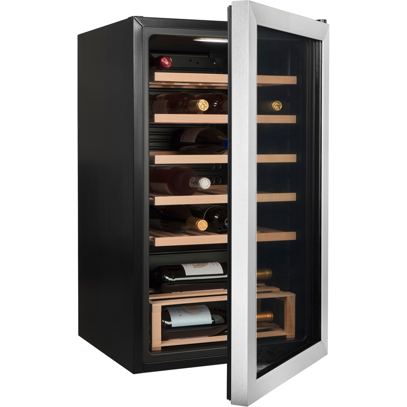 HANSEATIC Weinkühlschrank »HWC24FCBH-2« für 24 Stk. Standardflaschen á 075l 0