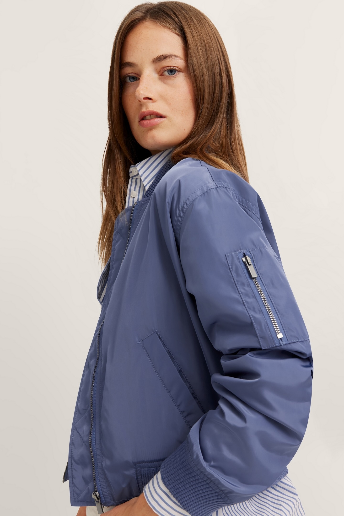 bugatti Blouson, ohne Kapuze, mit kleinem Kragen