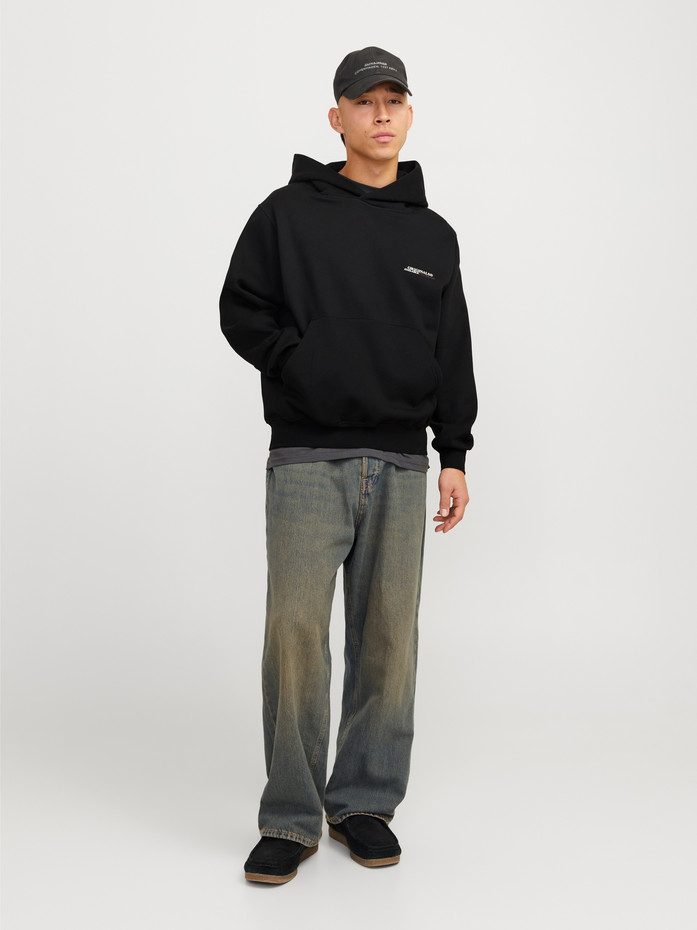 Jack & Jones Kapuzensweatshirt »JORISLINGTON BACK SWEAT HOOD SN«