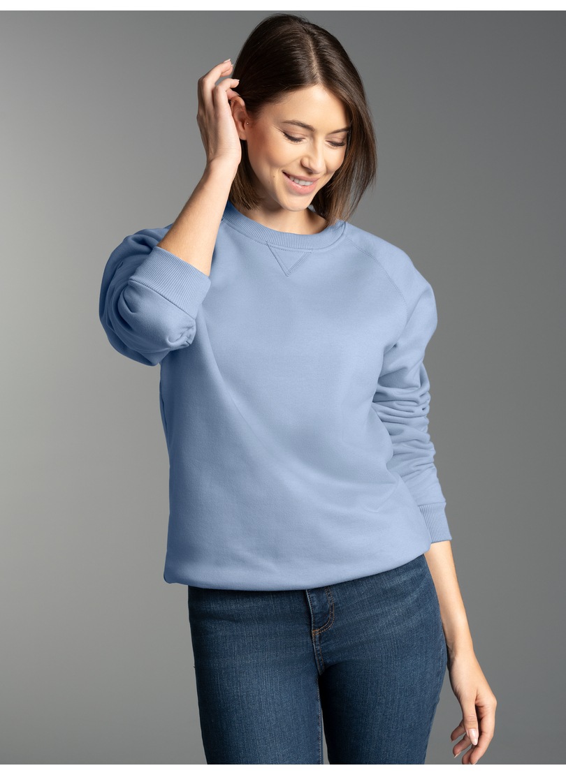 Trigema Sweatshirt »TRIGEMA Sweatshirt mit angerauter Innenseite«