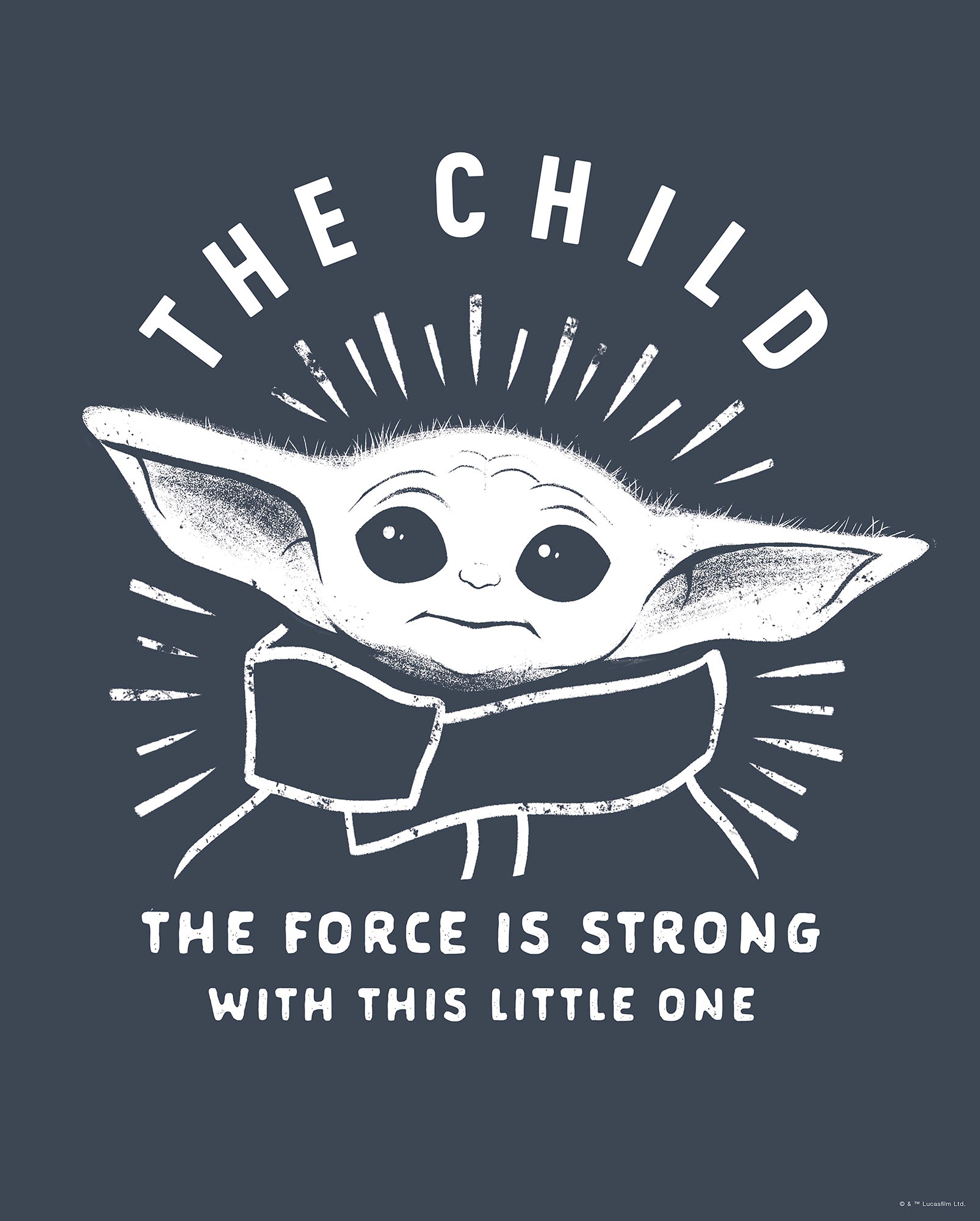Komar Wandbild »Mandalorian The Child Iconic«, Disney-Star Wars, (Packung, 1  St.), Kinderzimmer, Schlafzimmer, Wohnzimmer auf Rechnung bestellen