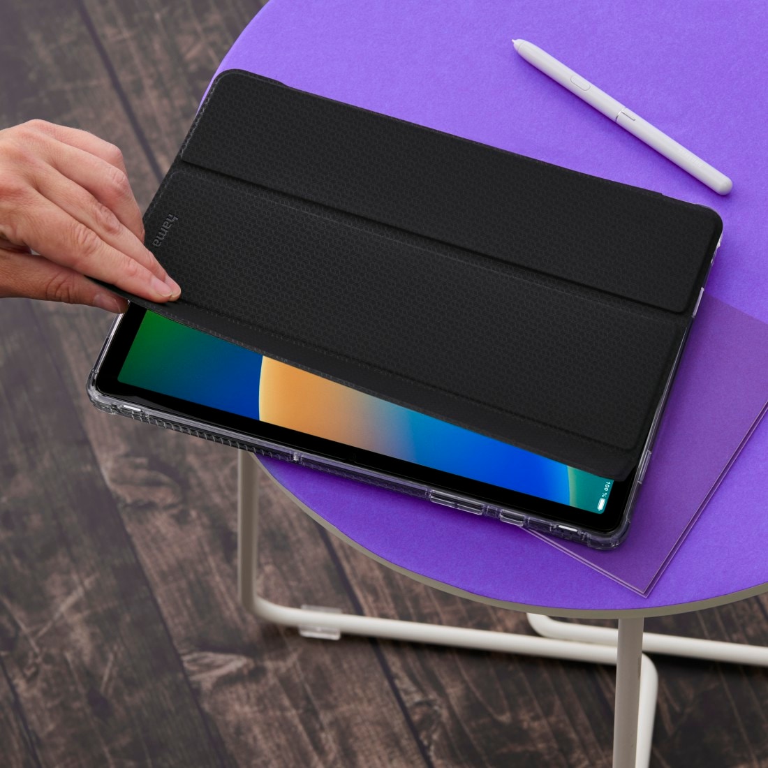 Hama Tablet-Hülle »Schutzhülle für iPad 11" (25) / iPad 10.9" (22)«, iPad 11" (2025)-iPad 10.9" (10. Gen.), mit Stiftfach, kratzfest, ohne Vergilben