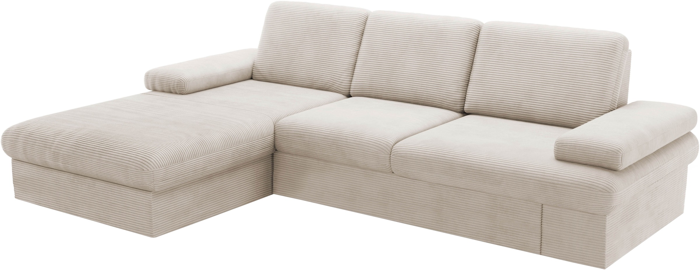 sit&more Ecksofa »Moreno«, mit Armteilverstellung,wahlweise mit Bettfunktion