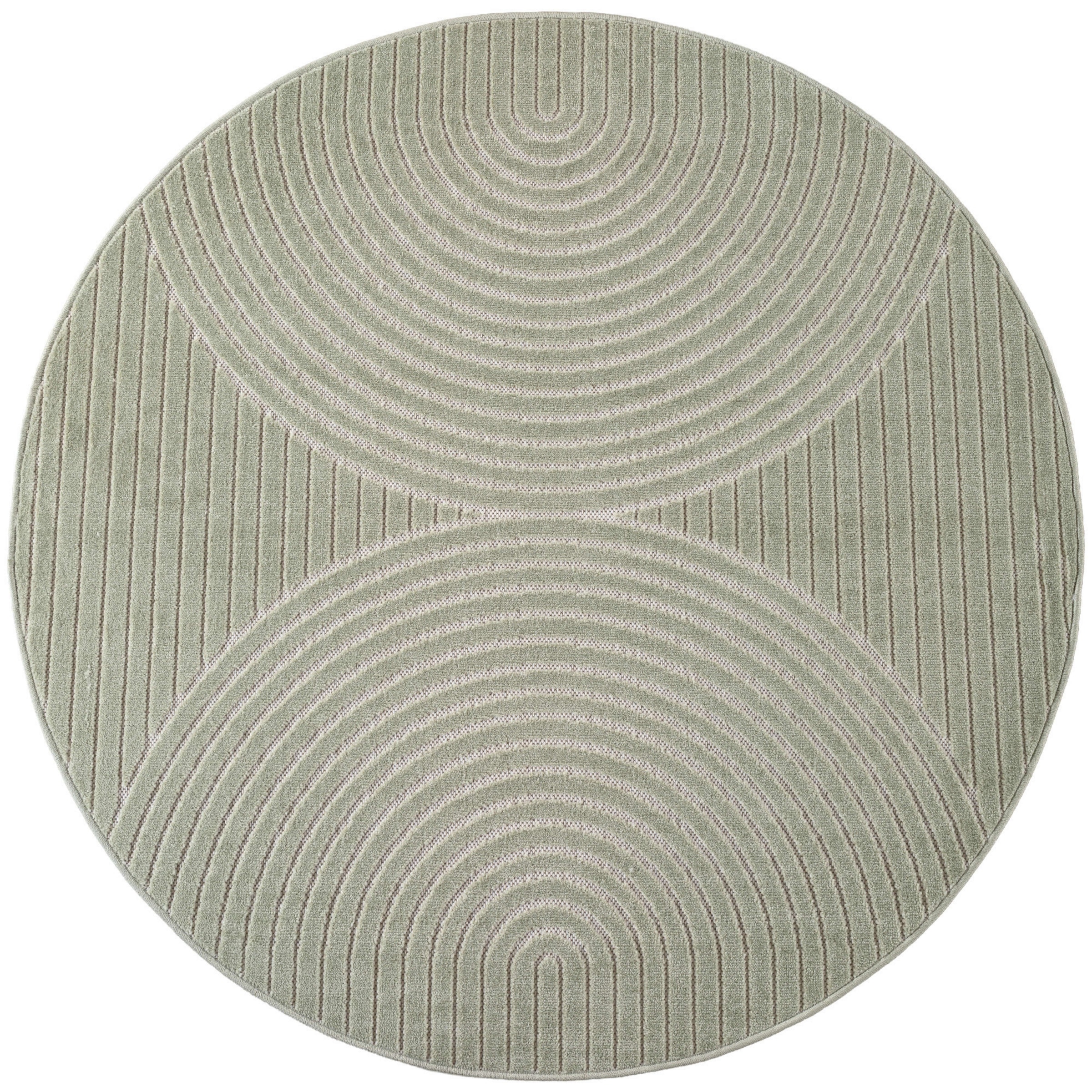 Ayyildiz Teppiche »NOVA 1201  , auch als Läufer und Rund« rund 8 mm Höhe Material aus schmutzabweisendem Polypropylen, In-/Outdoor geeignet