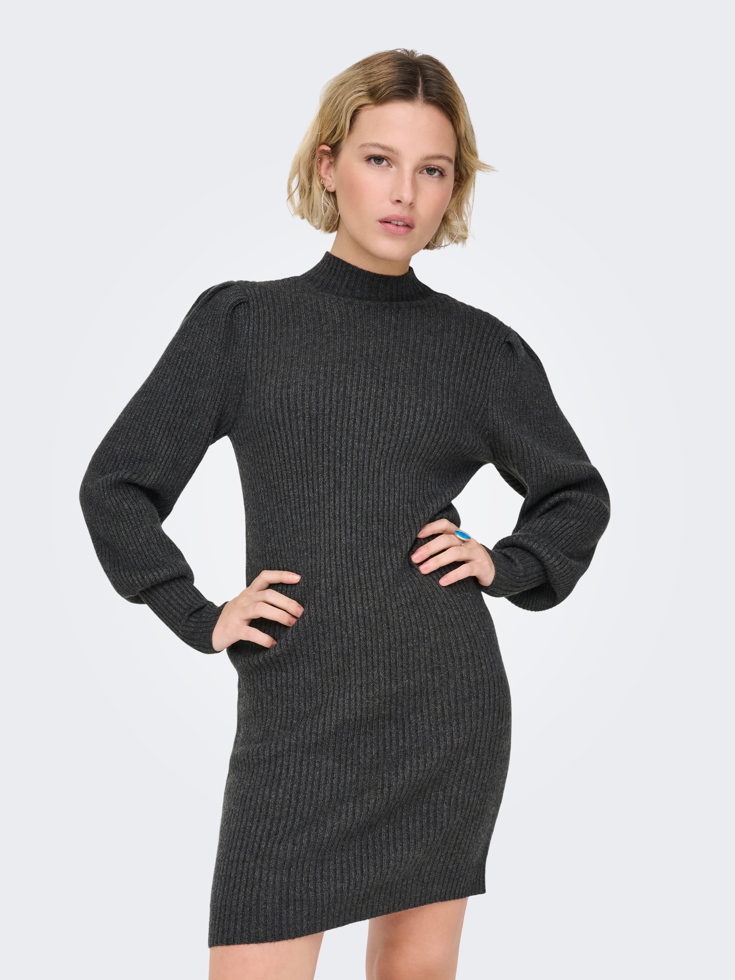 ONLY Strickkleid »ONLKATIA L/S DRESS KNT NOOS«