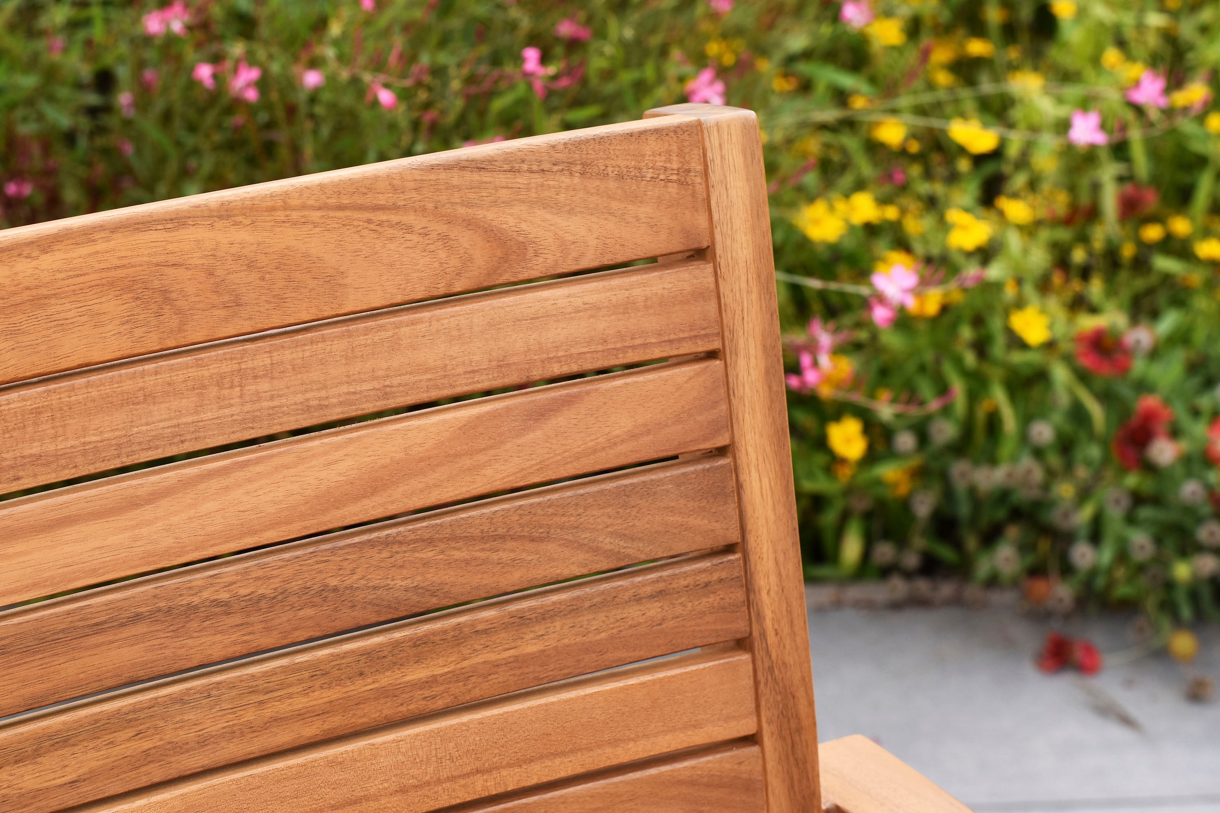 MERXX Garten-Essgruppe »Batavia« Set, 13 tlg. inkl. 6 Stapelsessel, 6 Auflagen, 1 Ausziehtisch