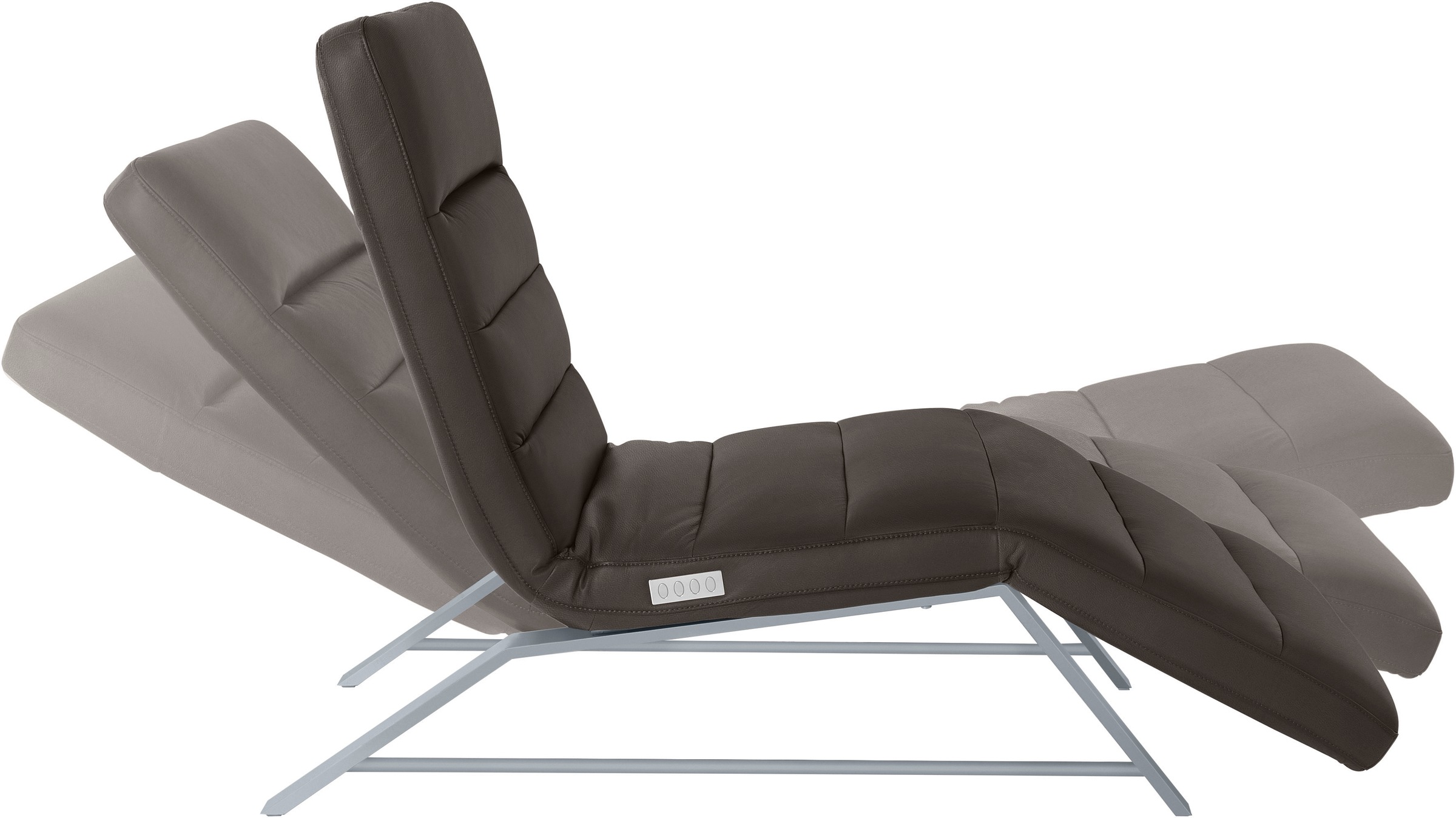 W.SCHILLIG Relaxliege »daily dreams«, Funktionsliege wahlweise mit Motor, Gestell matt, Breite 75 cm