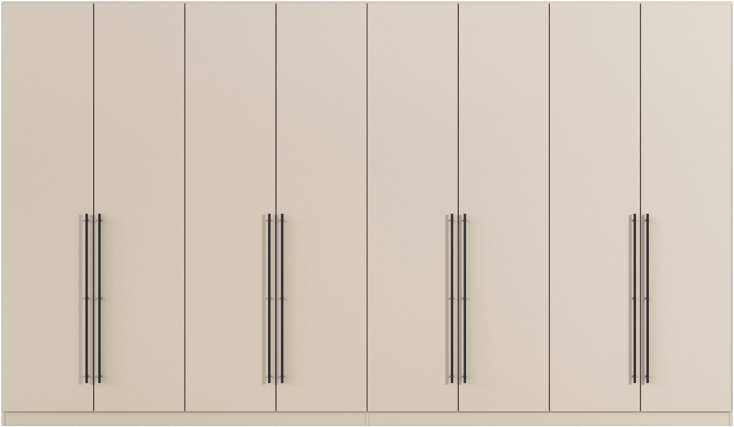 rauch Kleiderschrank »Drehtürenschrank Schrank Garderobe Wäscheschrank Schlafzimmer AVOLA«, (in 3 verschiedenen Ausstattungen BASIC/CLASSIC/PREMIUM), mit hochwertigen Stangengriffen in Schwarz aus Metall MADE IN GERMANY