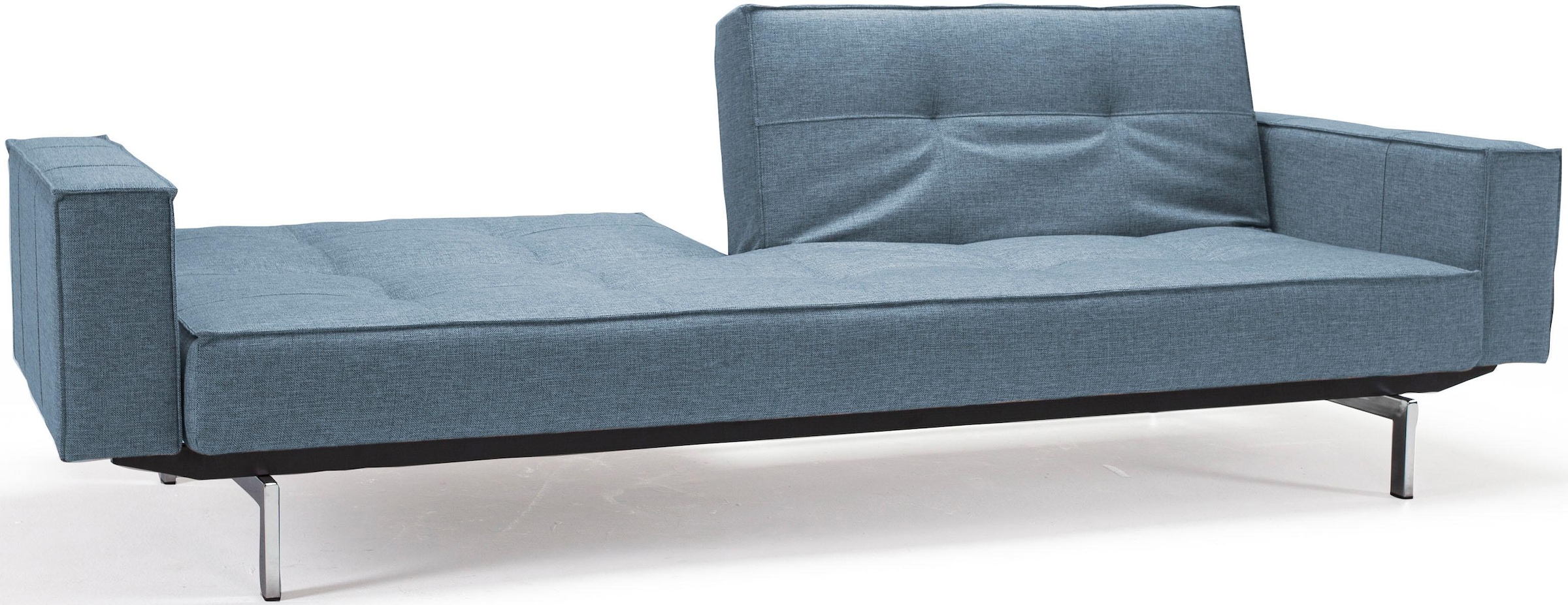 INNOVATION LIVING ™ Schlafsofa »Splitback«, mit chromglänzenden Beinen, in skandinavischen Design