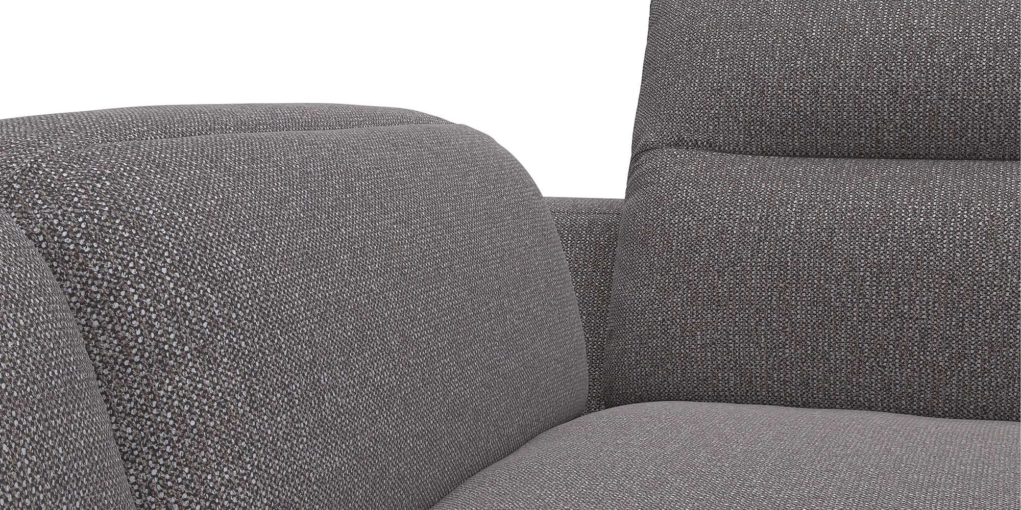 FLEXLUX Ecksofa »Salino, Funktionssofa mit Ottomane, Relaxsofa, Ecksofa«, Sofa mit Arm- und Kopfteil-Verstellungen, Kaltschaum & Stahl-Wellen