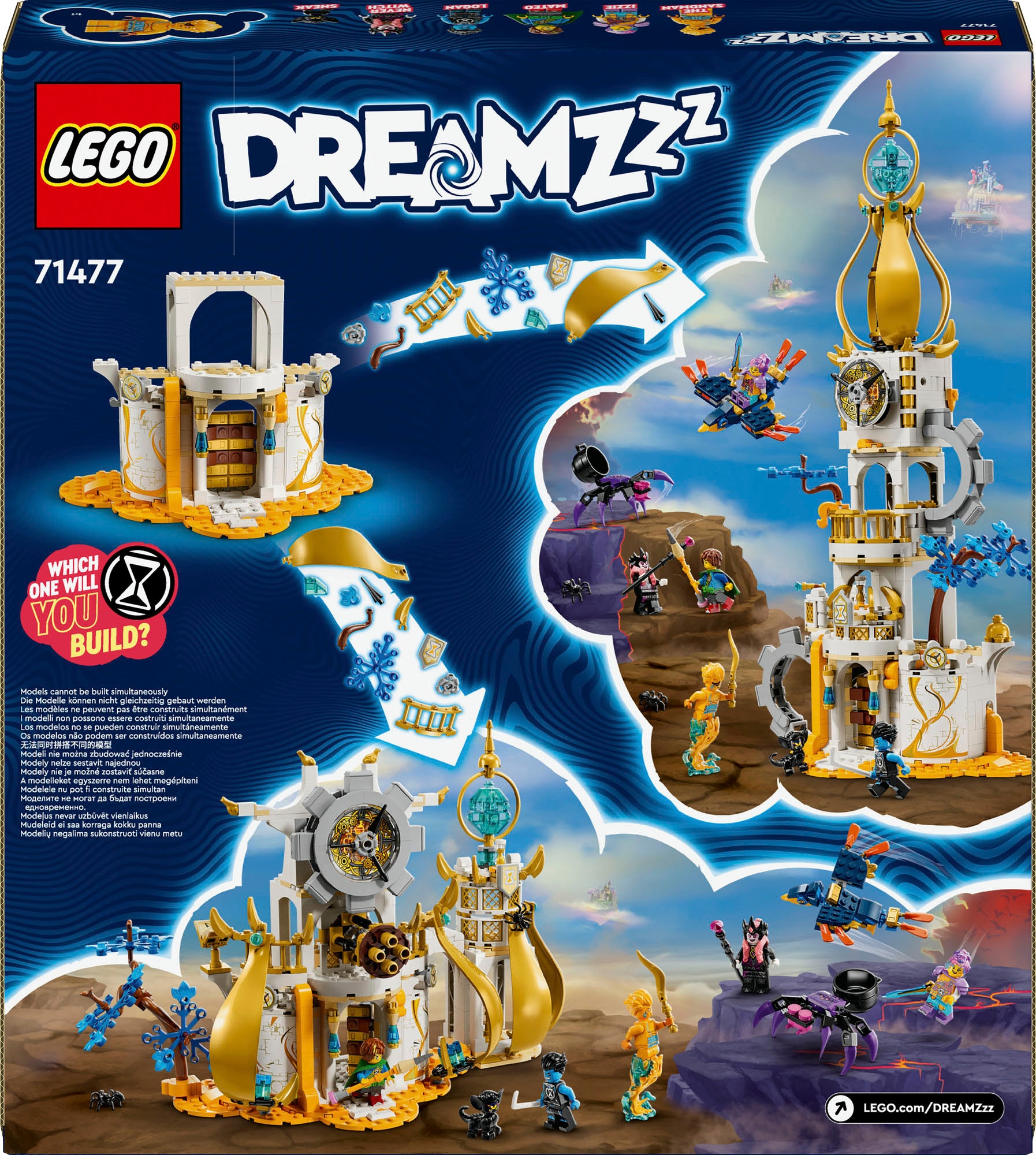 LEGO® Konstruktionsspielsteine »Turm des Sandmanns (71477), LEGO DREAMZzz«, (723 St.), Made in Europe