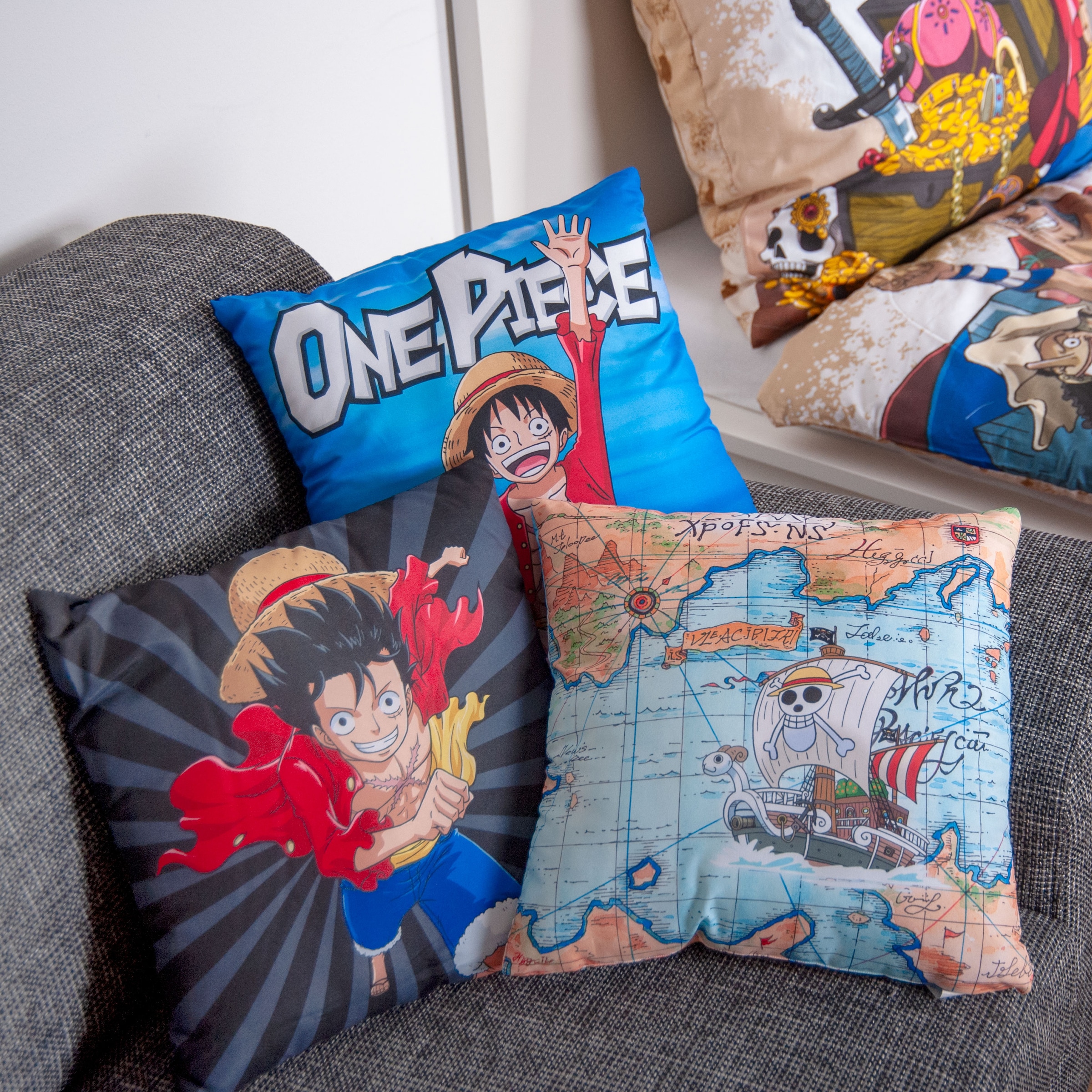 Dekokissen »One Piece«, hochfarbig bedruckt günstig online kaufen