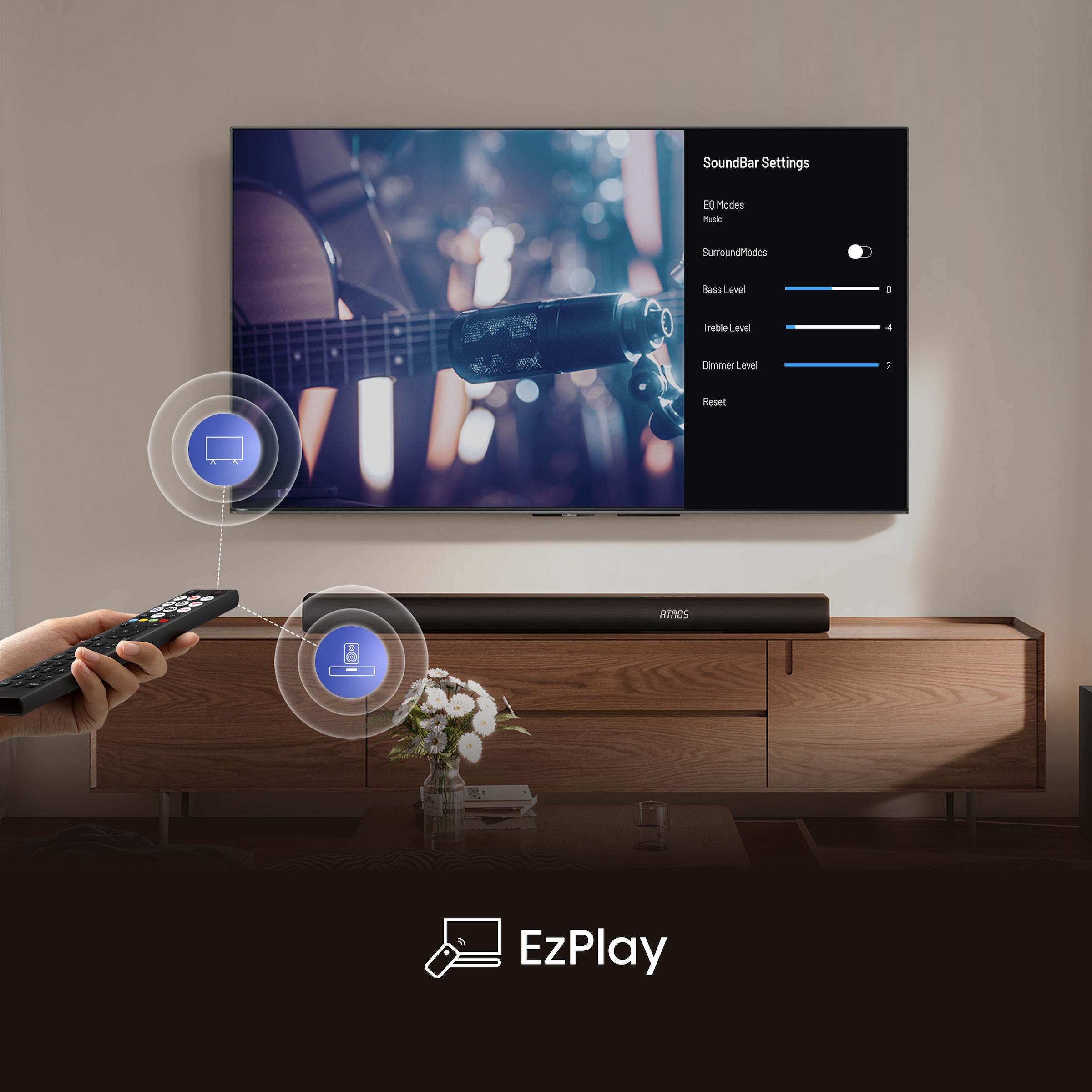 Hisense Soundbar »AX5100Q« 5.1 (Bluetooth Bassregelung | Lautstärkeregelung | Pairing 580 W)