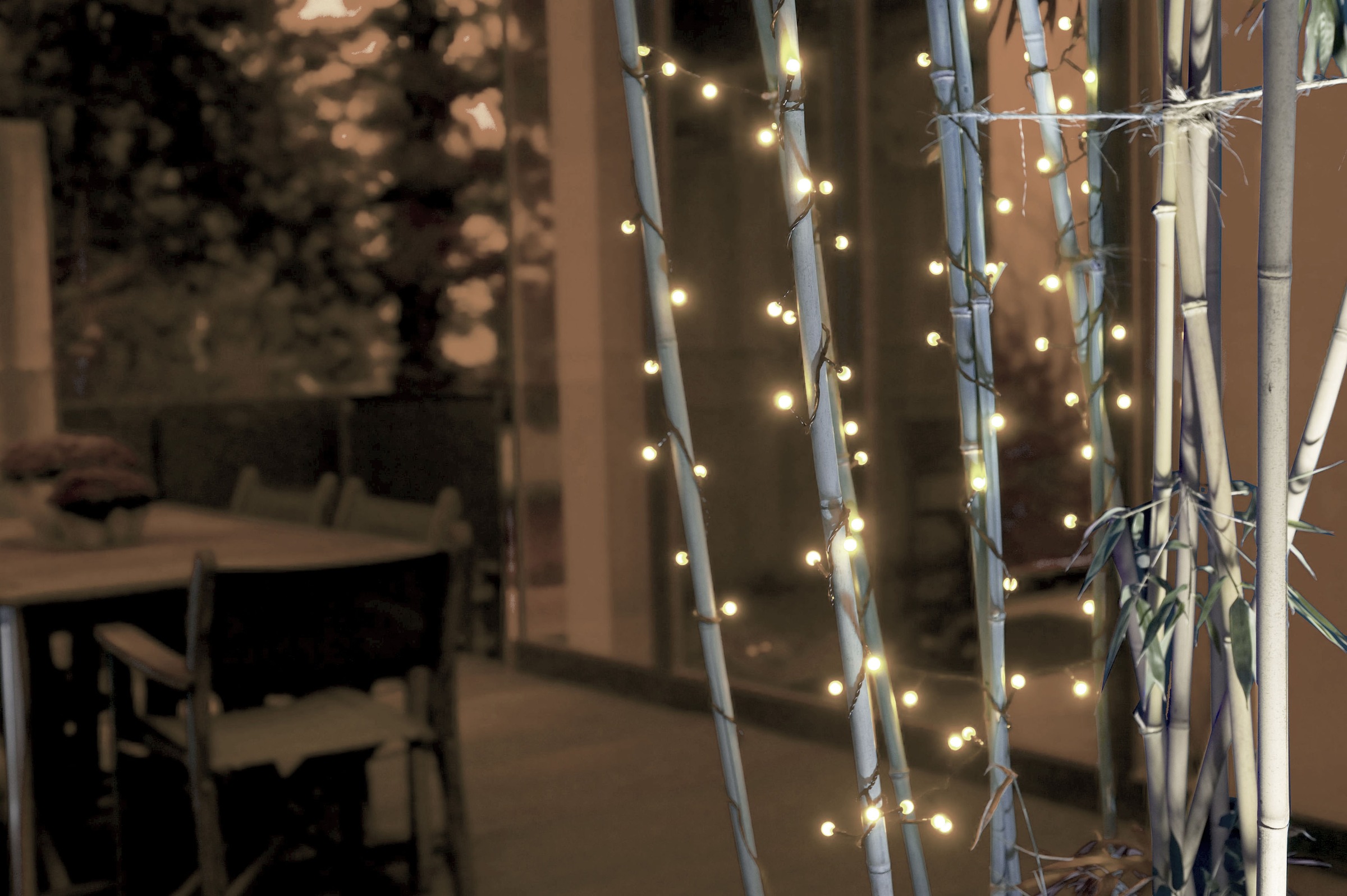 KONSTSMIDE LED-Lichterkette »Weihnachtsdeko aussen«, 160 St.-flammig, LED Globelichterkette, runde Dioden, 160 warm weiße Dioden