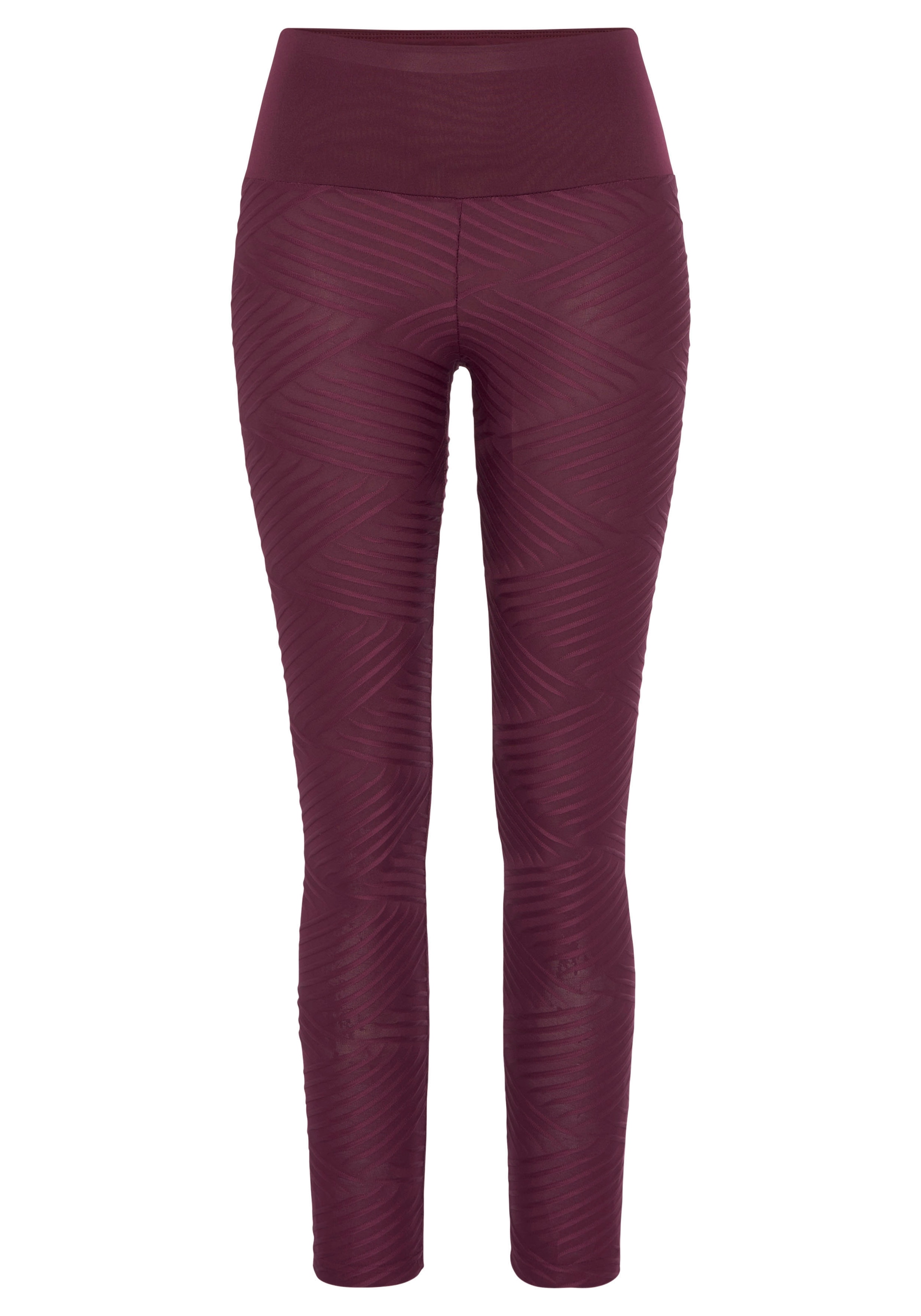 LASCANA ACTIVE Leggings, Sportleggings mit 3D-Struktur