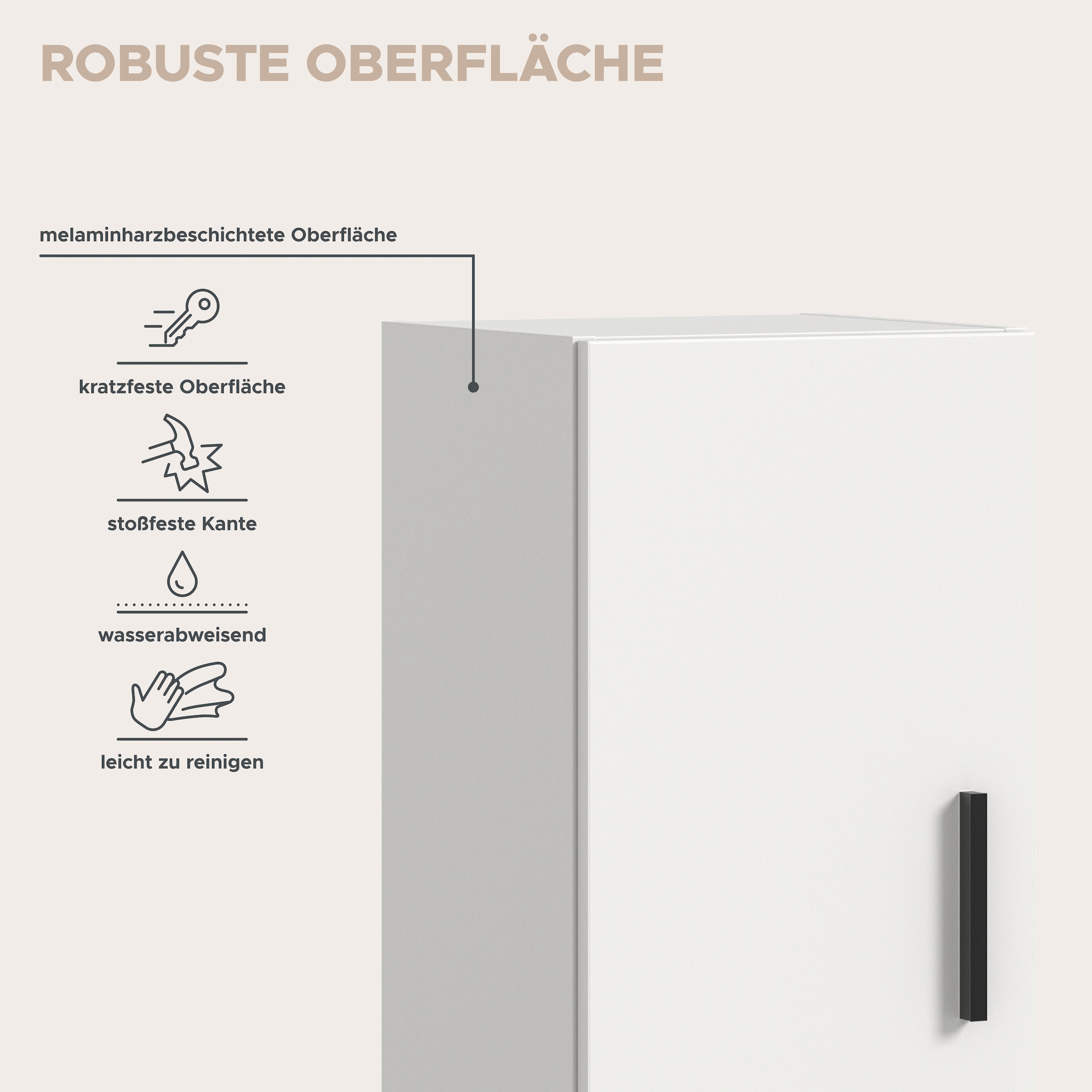 Home affaire Wohnwand »ENESTE, 6-teilig, in verschiedenen Farben, individuell kombinierbar« verschiedenste Kombinationmöglichkeiten, stehend oder hängend, 2 Stk. tlg.