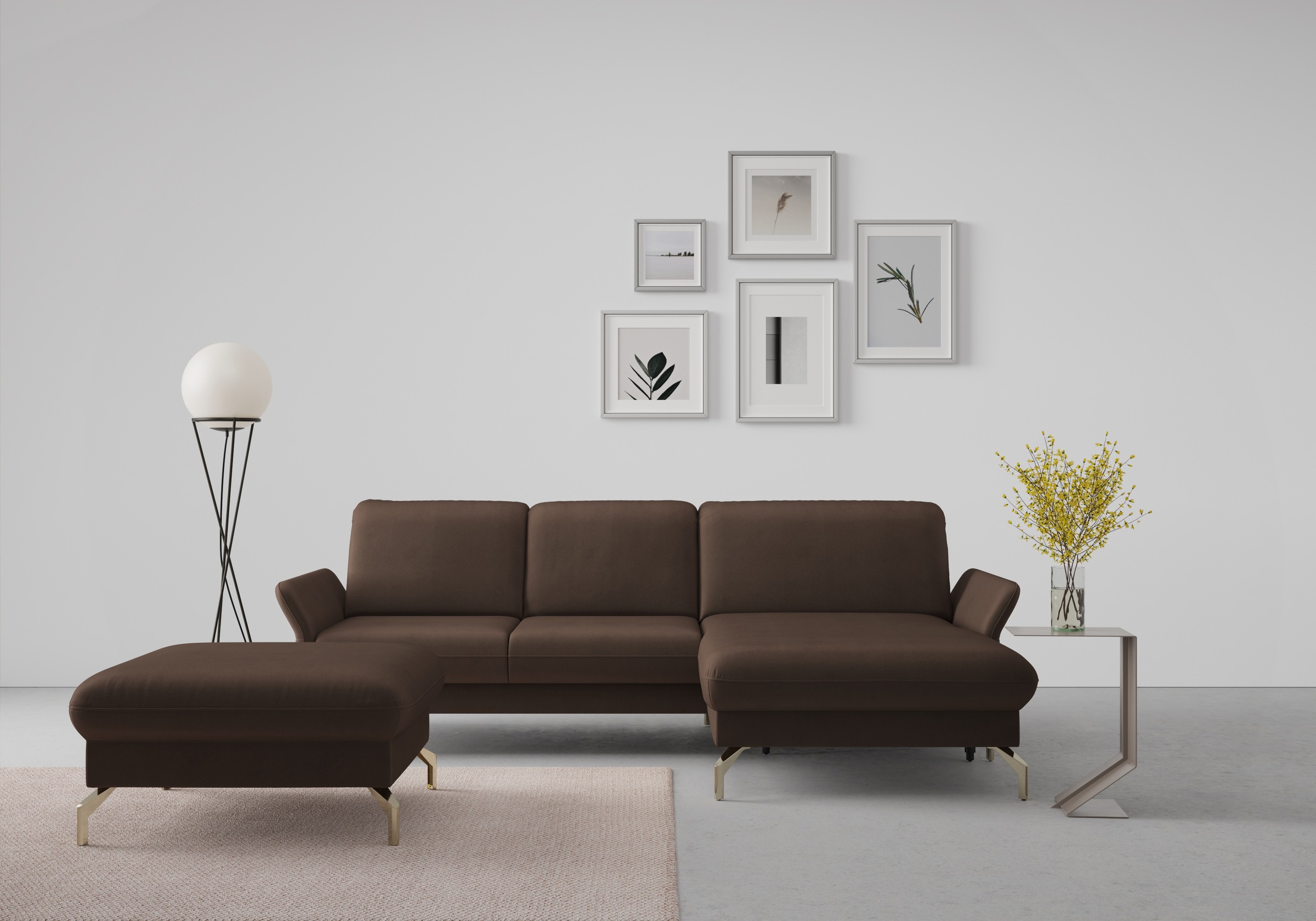 sit&more Ecksofa »Fashion L-Form«, wahlweise mit Kopfteilverstellung, Vorzi günstig online kaufen