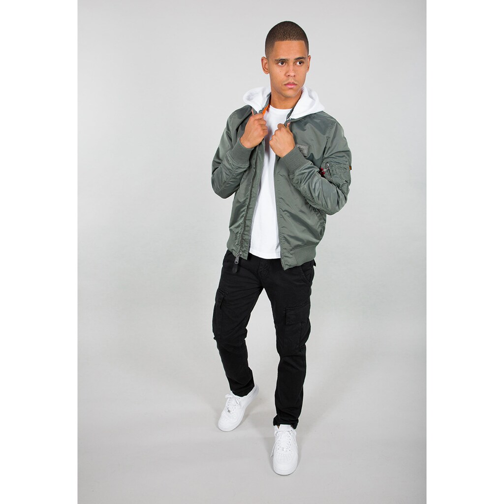 Alpha Industries Bomberjacke »ALPHA INDUSTRIES Men - Bomber & Flight Jackets MA-1 TT Hood«