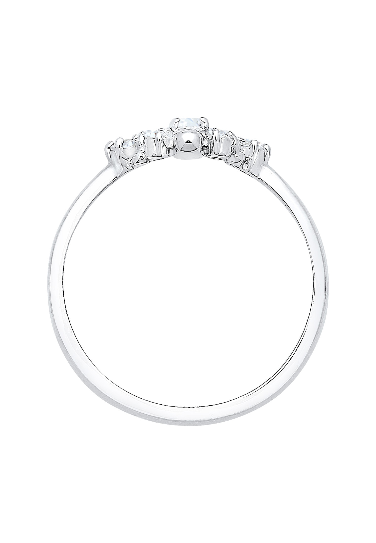 Elli Verlobungsring »Verlobungsring Zirkonia Weiß 925 Sterling Silber«