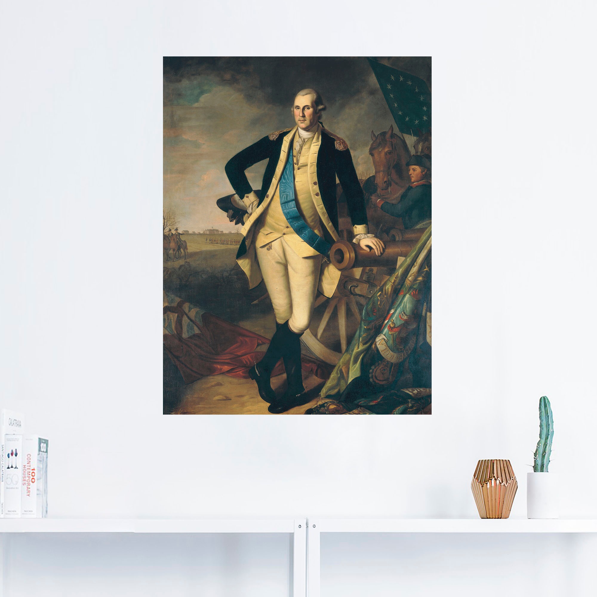 Artland Wandbild »George Washington in Princeton. 1779«, Menschen, (1 St.), als Leinwandbild, Wandaufkleber oder Poster in versch. Größen