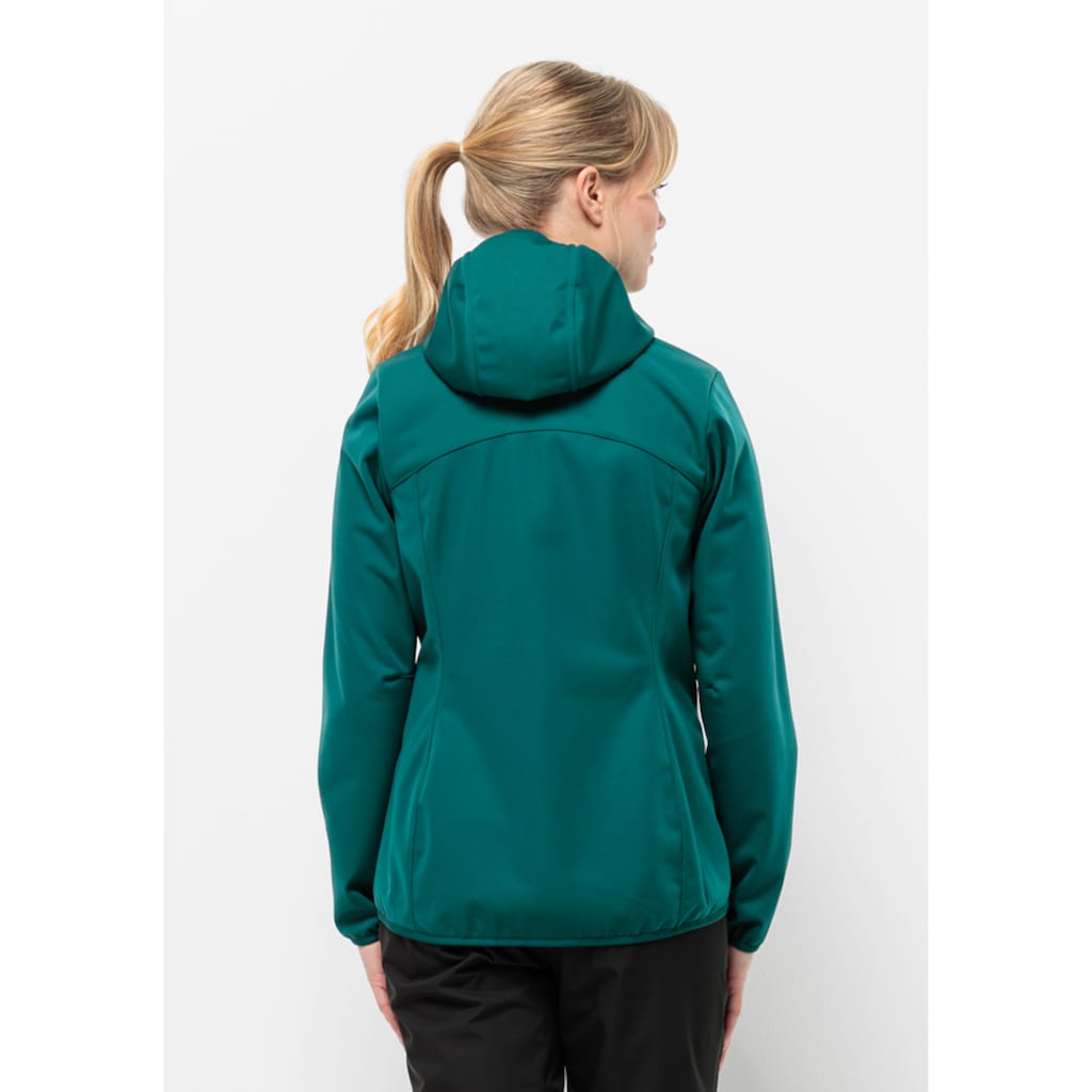 Jack Wolfskin Softshelljacke »WINDHAIN HOODY W«, mit Kapuze