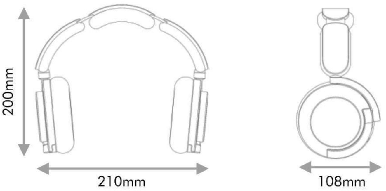 DYSON Over-Ear-Kopfhörer »OnTrac™« Bluetooth Geräuschisolierung | Transparenzmodus Integriertes Mikrofon zum telefonieren und Geräuschunterdrückung