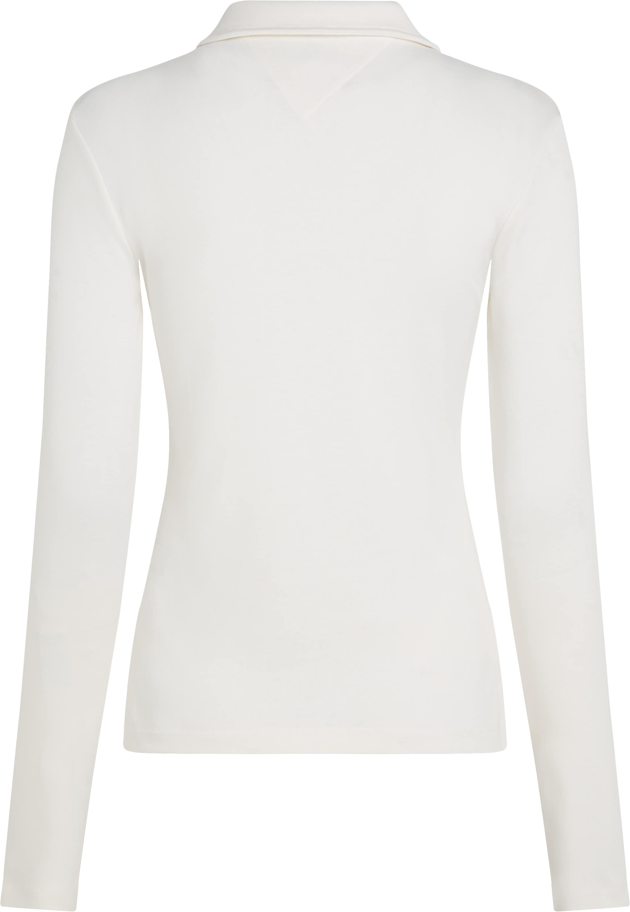 Tommy Hilfiger Poloshirt »SLIM GOLD BTN POLO LS«, mit Brusttaschen, goldfarbenen Knöpfen