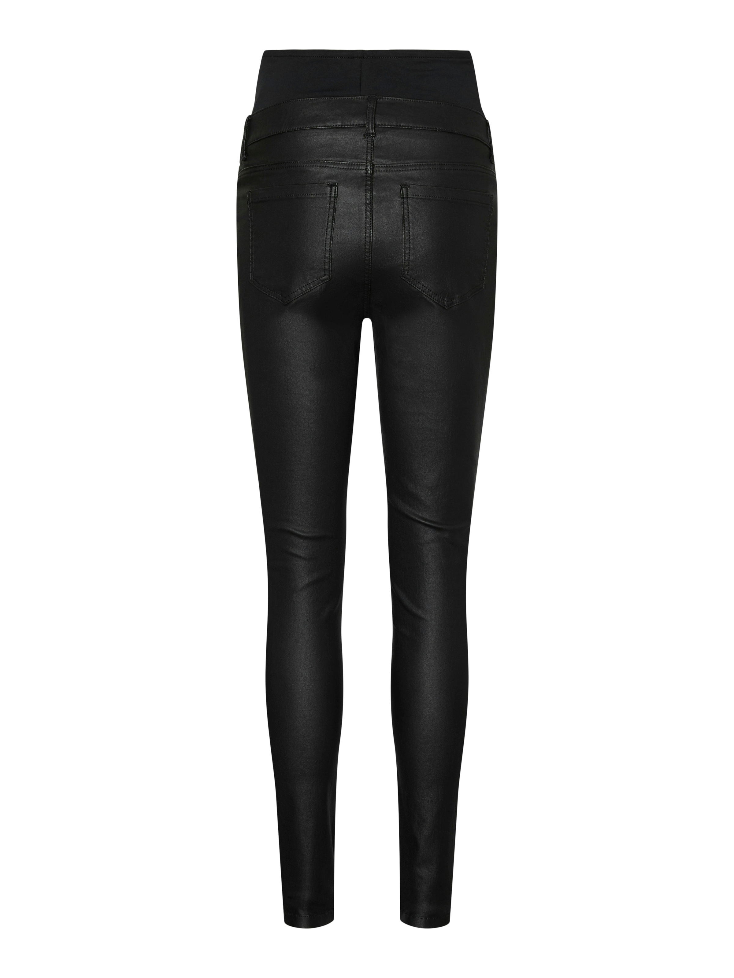 Mamalicious Umstandsjeans »MLSANTOS SLIM COATED HB JEANS NOOS«