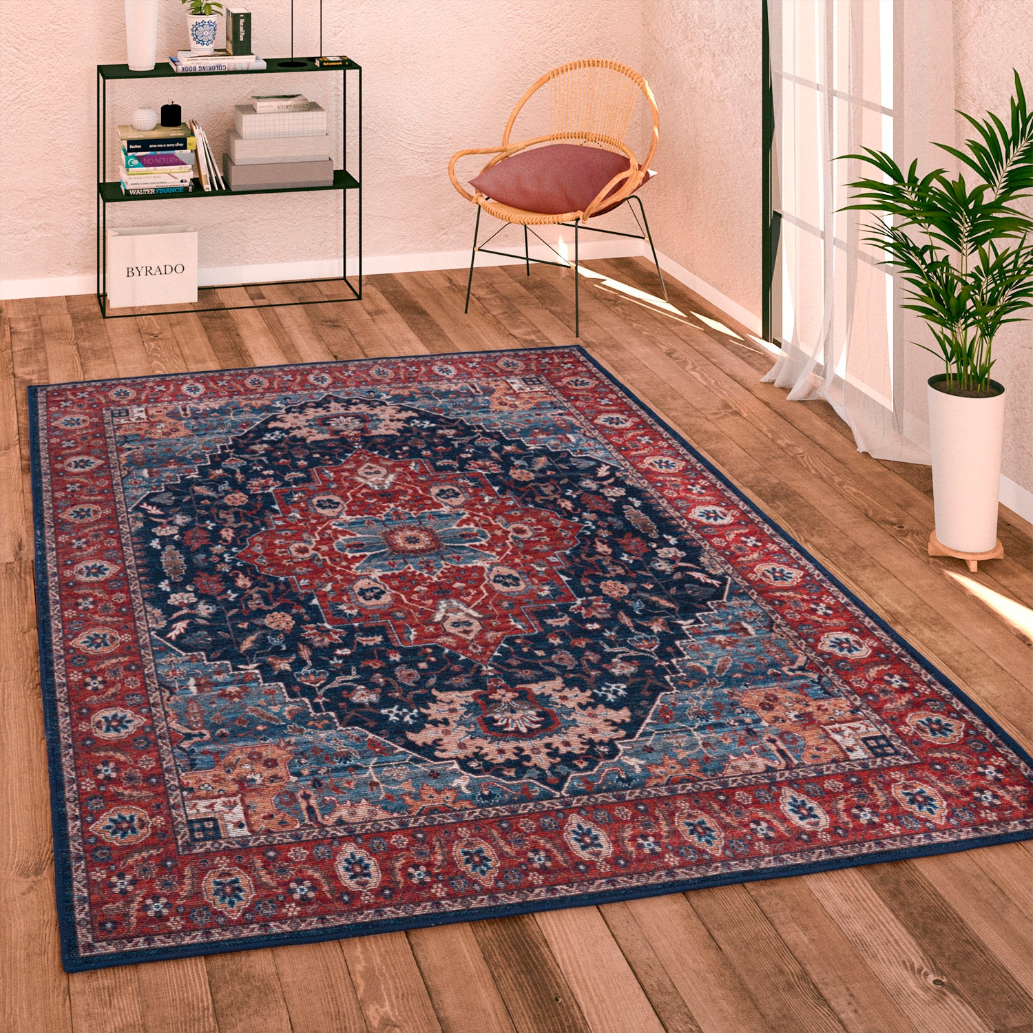 Paco Home Teppich »Bordeaux 242«, rechteckig, 4 mm Höhe, Kurzflor, Orient-O günstig online kaufen