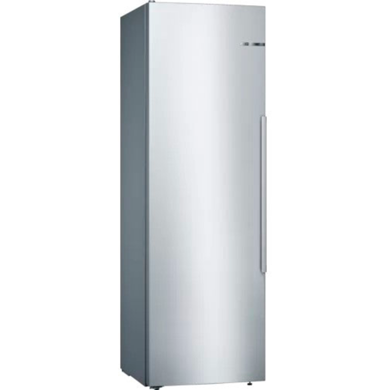 BOSCH Kühlschrank Serie 6 »KSV36AIDP« 186 cm hoch 60 cm breit Gebürsteter Stahl Anti Fingerprint FreshSense - Konstante Temperatur durch...