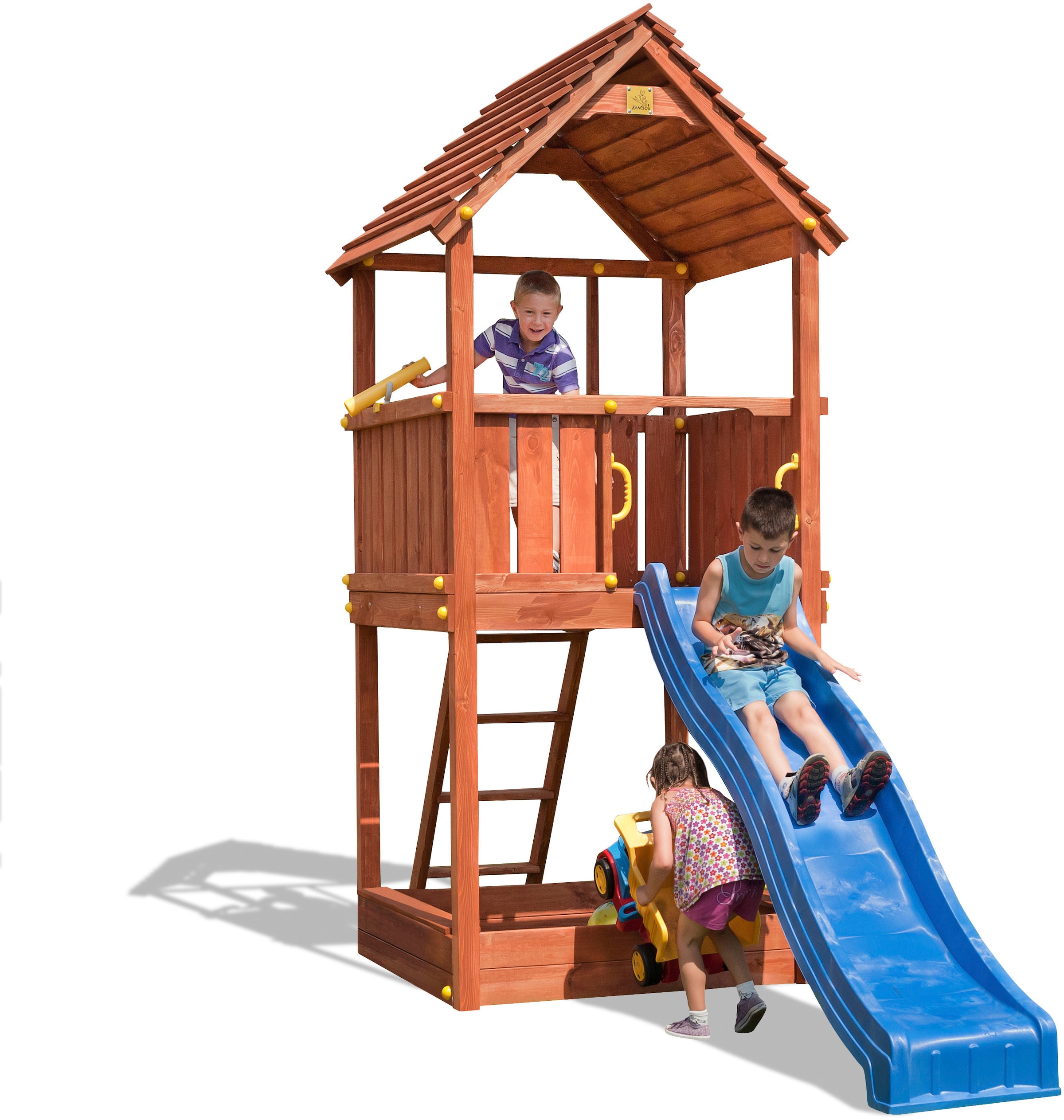FUNGOO Spielturm »JOY«, mit Rutsche