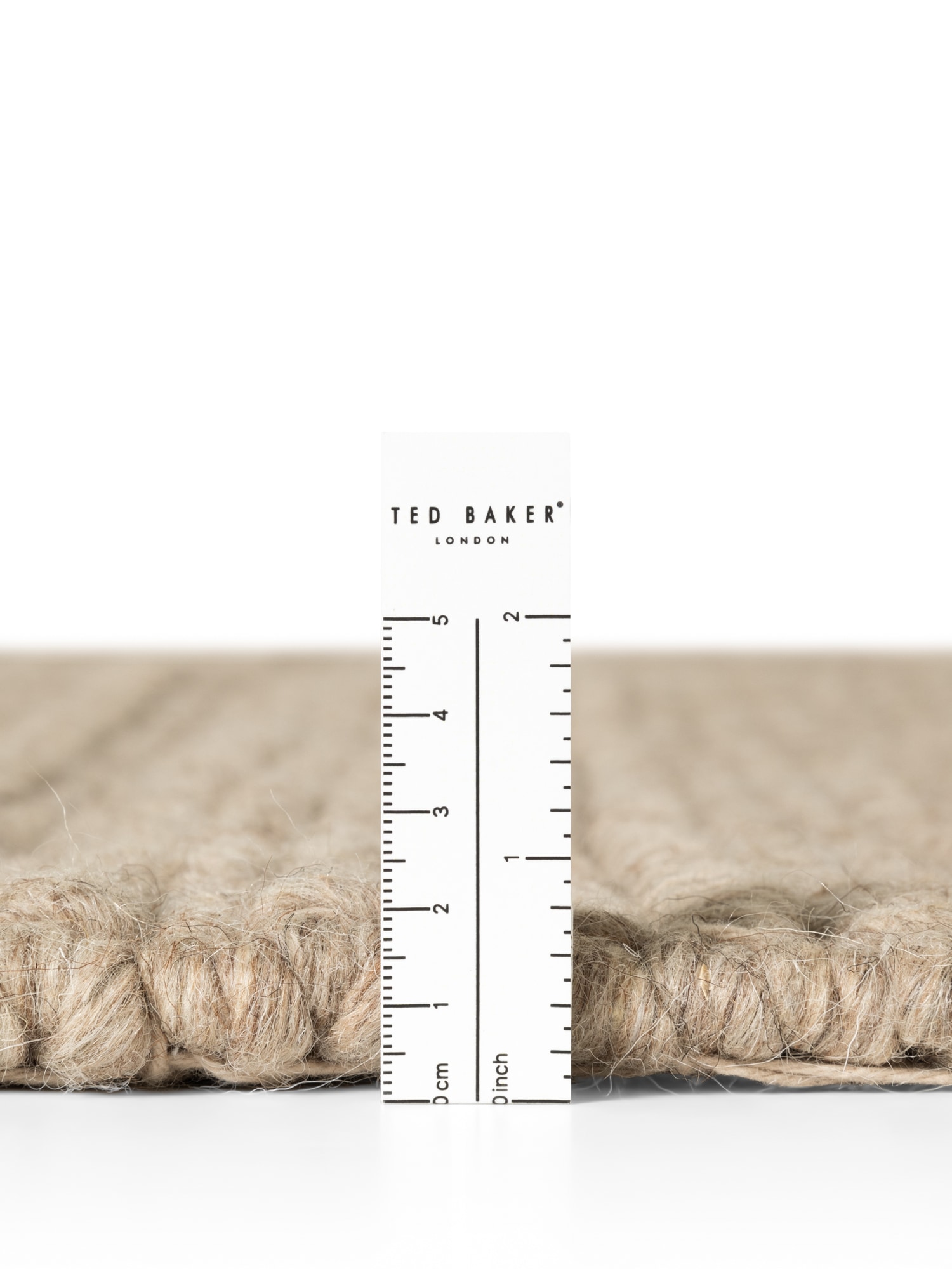 Ted Baker Wollteppich »Parker , auch als Läufer« rechteckig 7 mm Höhe Wolle, Natur, handgewebt, Wohnzimmer, Schlafzimmer, Boho, Skandi